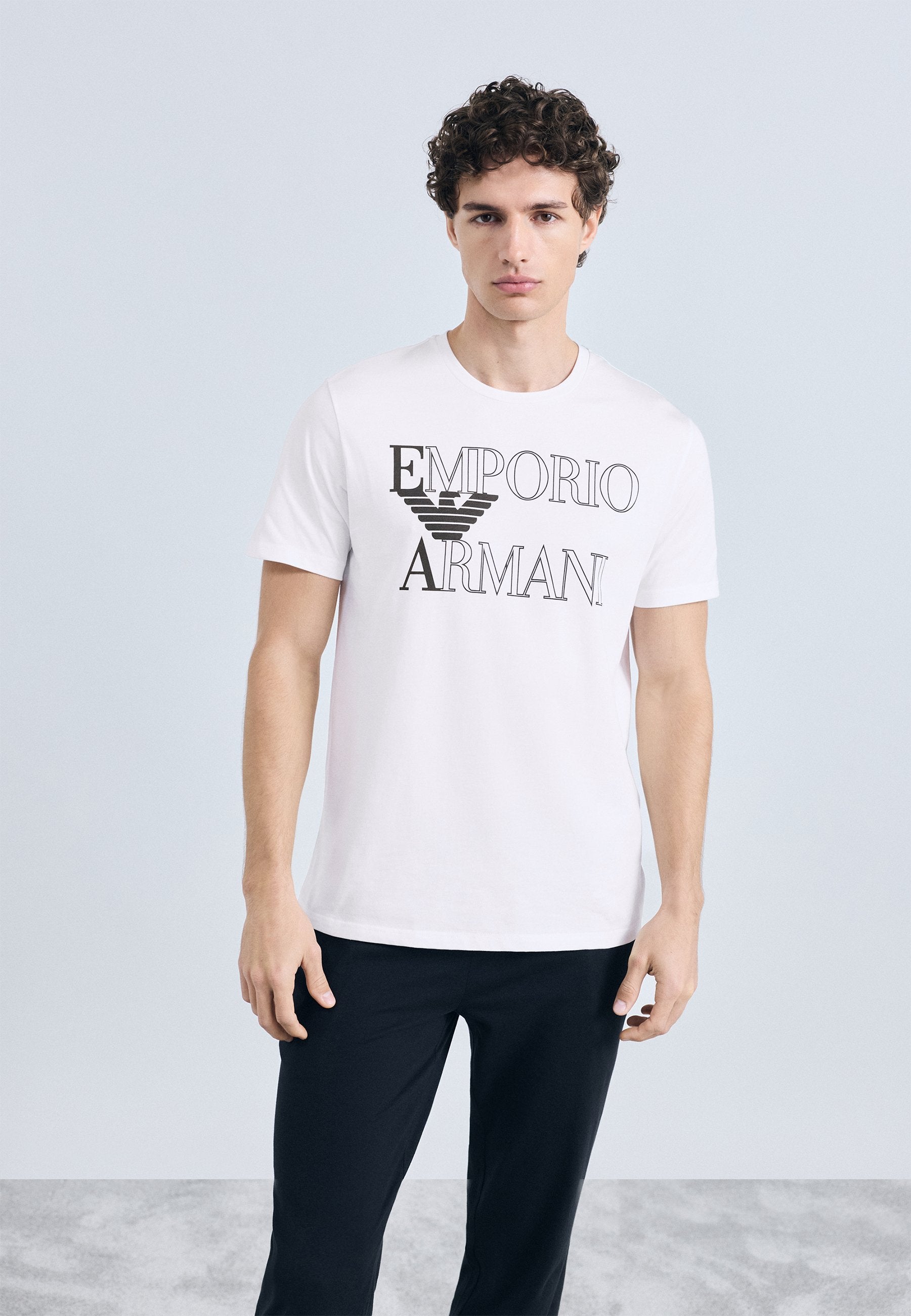 CREW NECK - Pyjama top - white
