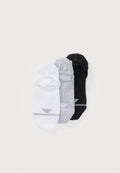 FOOTIE 3 PACK - Socks - black/grey/white