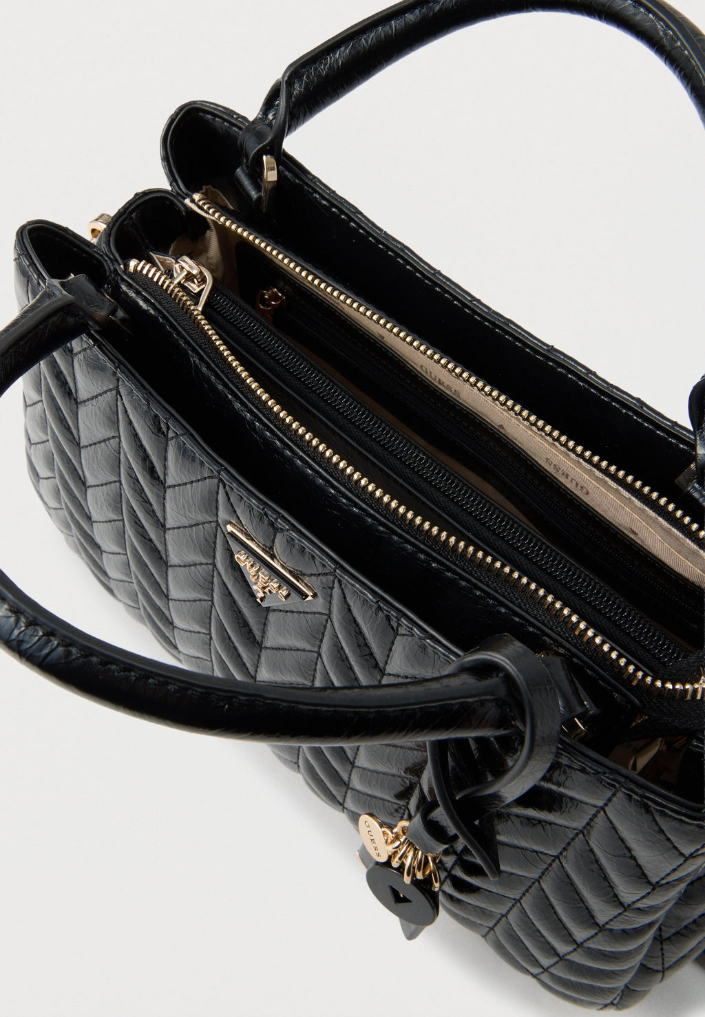 CHERYL TRIPLE COMP SATCHEL - Handbag - black