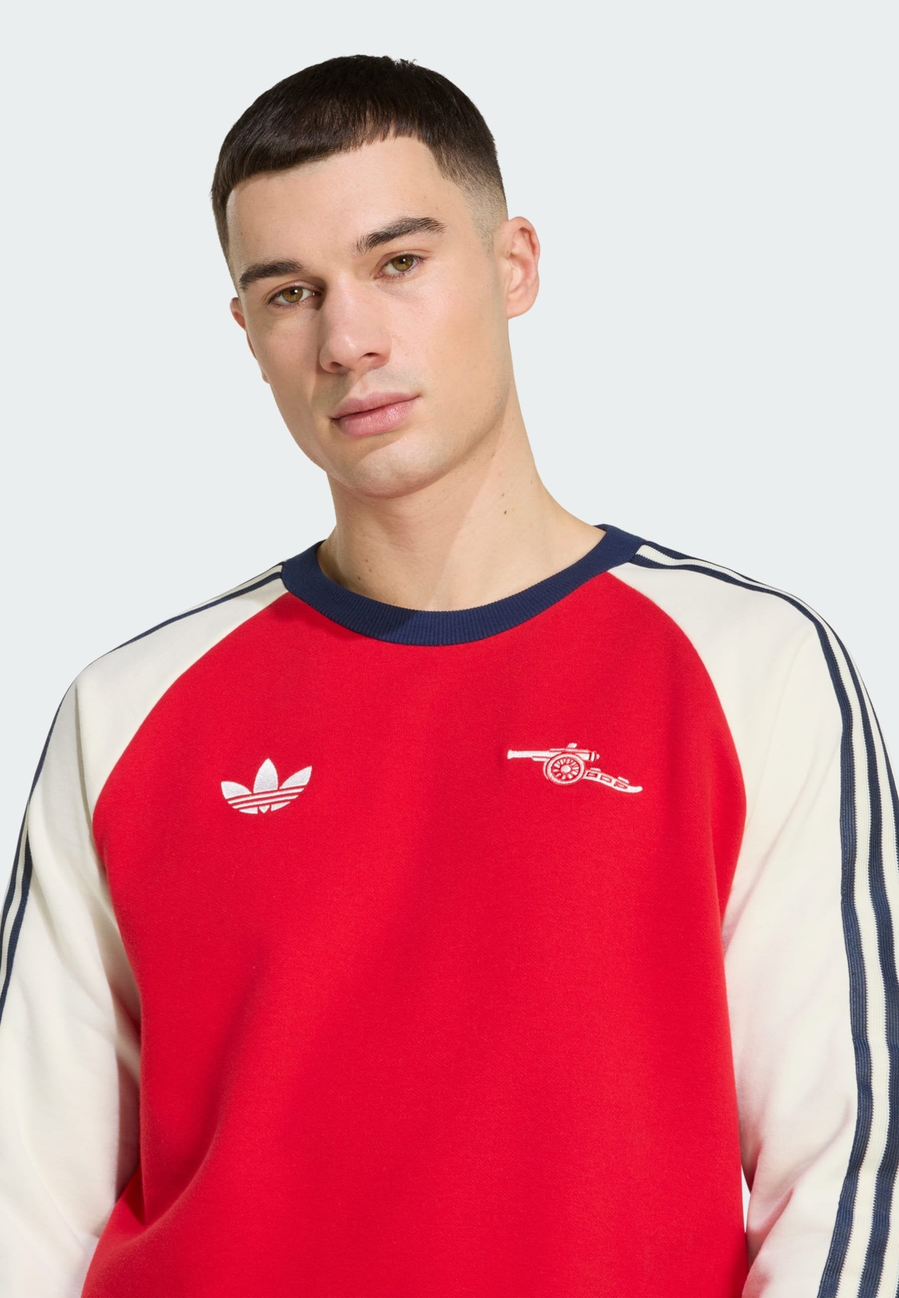 Sweatshirt - better scarlet/off white