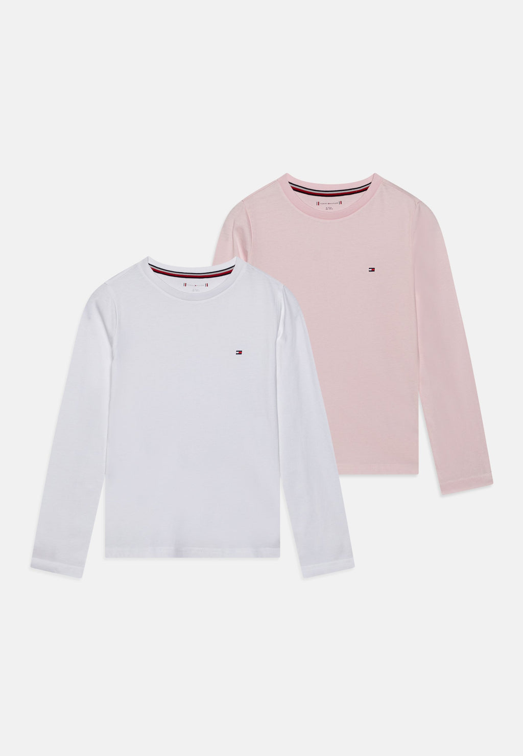 LOT DE 2 T-SHIRTS DE LOISIRS À MANCHES LONGUES SIGNATURE - Sous-vêtement - rose clair/blanc