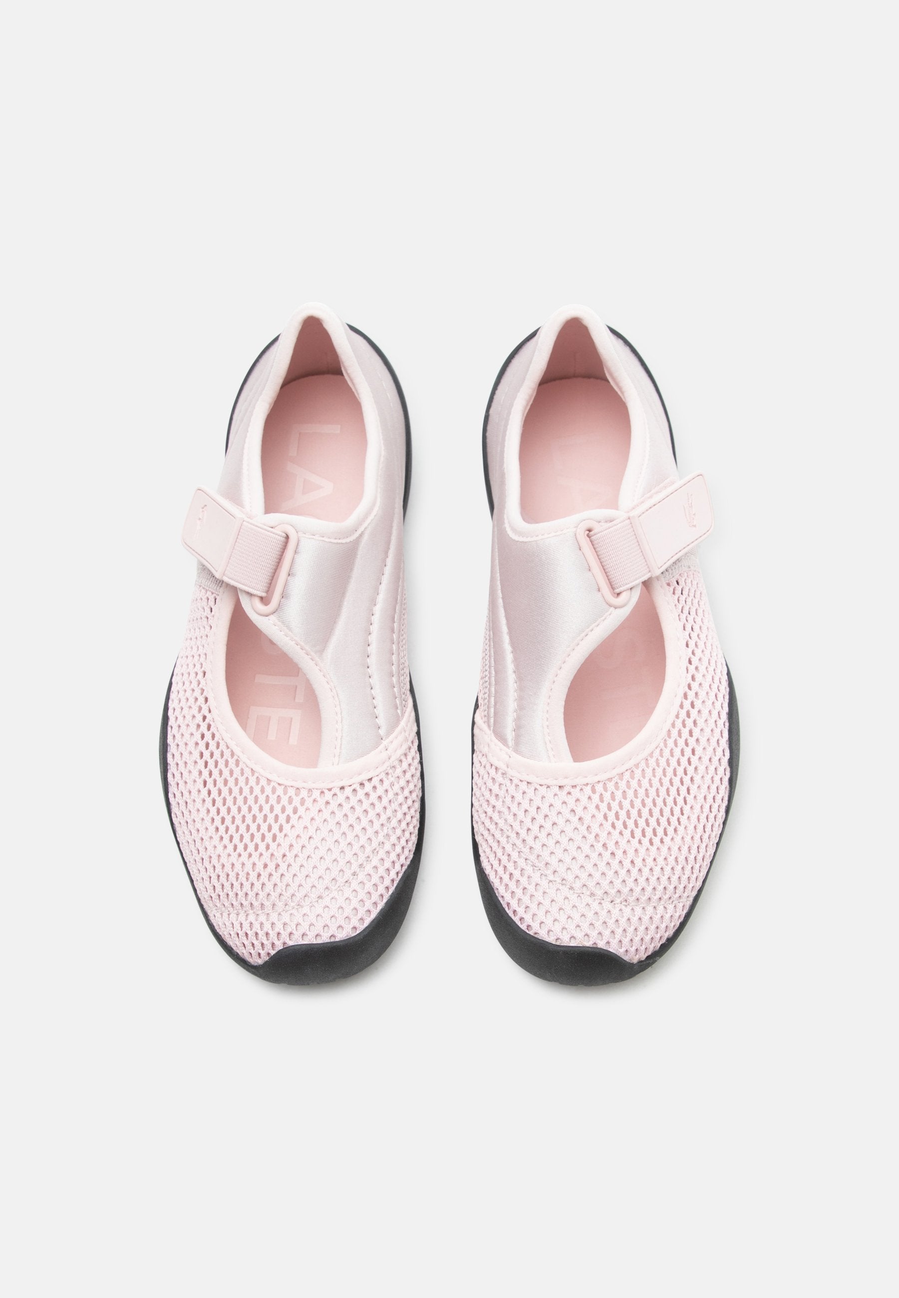 LOW MYSTERE 1262 - Ankle strap ballet pumps - light pink/black