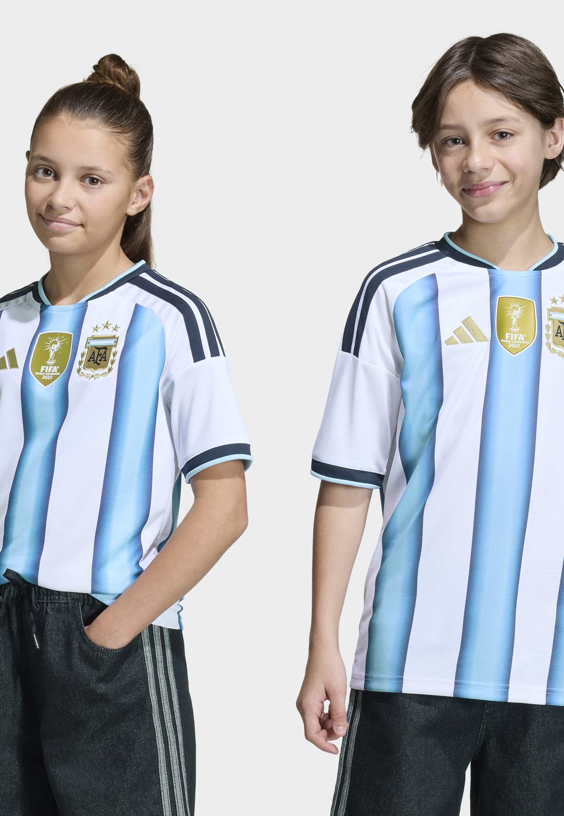 ARGENTINA 26 HOME - National team wear - white icey blue light blue