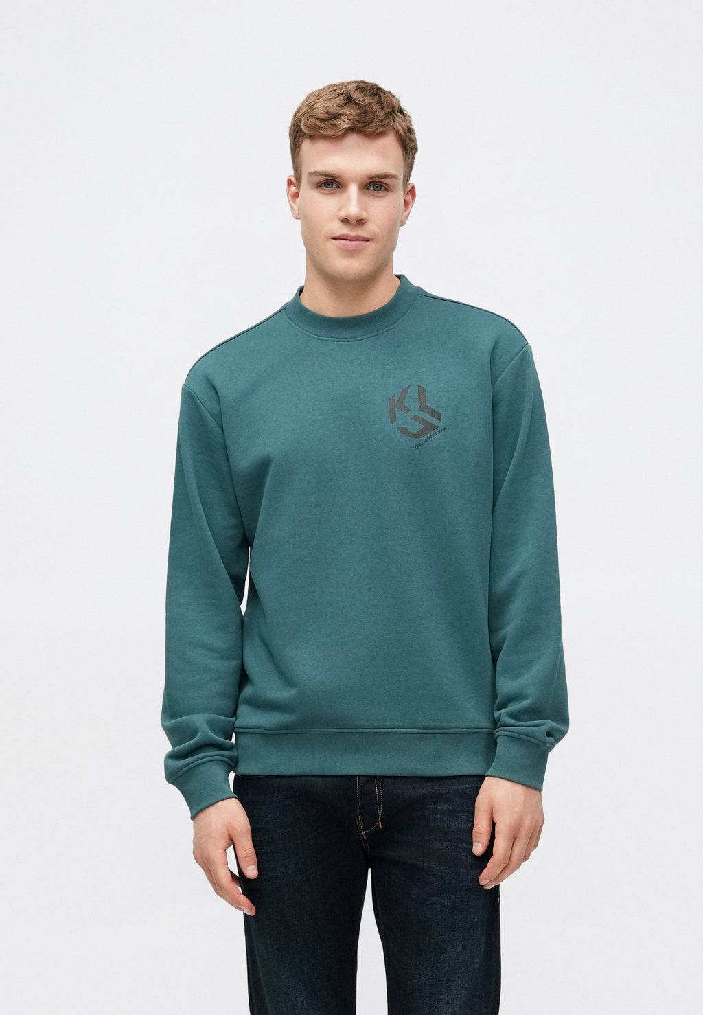 MONOGRAM PATCH - Sweatshirt - balsam