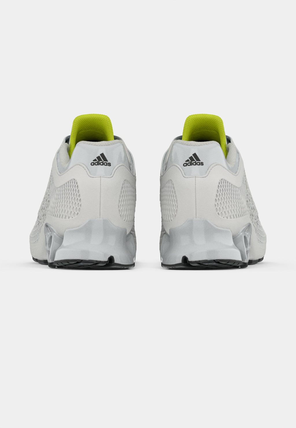 MEGARIDE S2 UNISEX - Trainers - crystal white/semi solar yellow