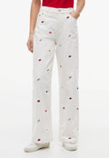 CLAIRE WIDE - Wide Leg - denim white