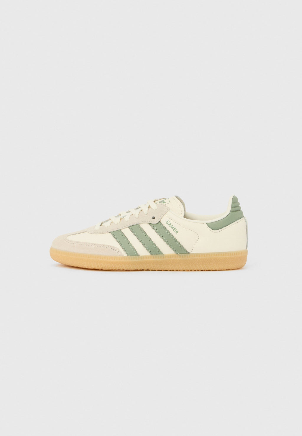 SAMBA OG UNISEX - Trainers - off-white/silver green/gum