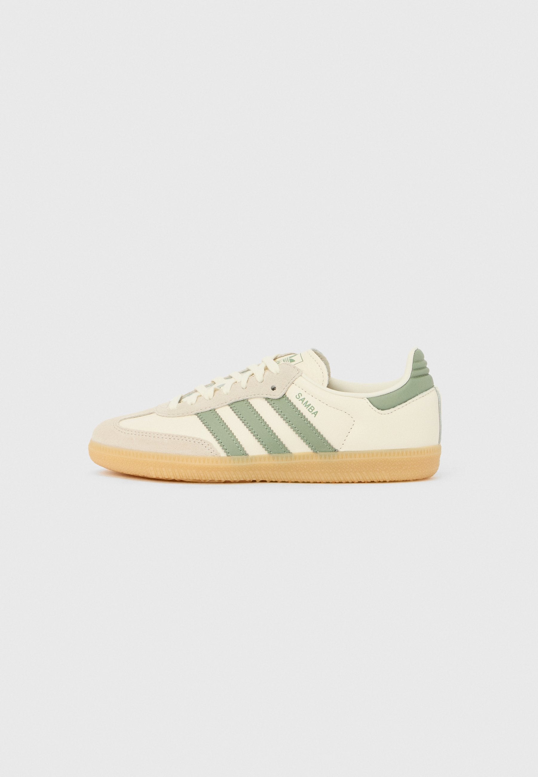 SAMBA OG UNISEX - Trainers - off-white/silver green/gum