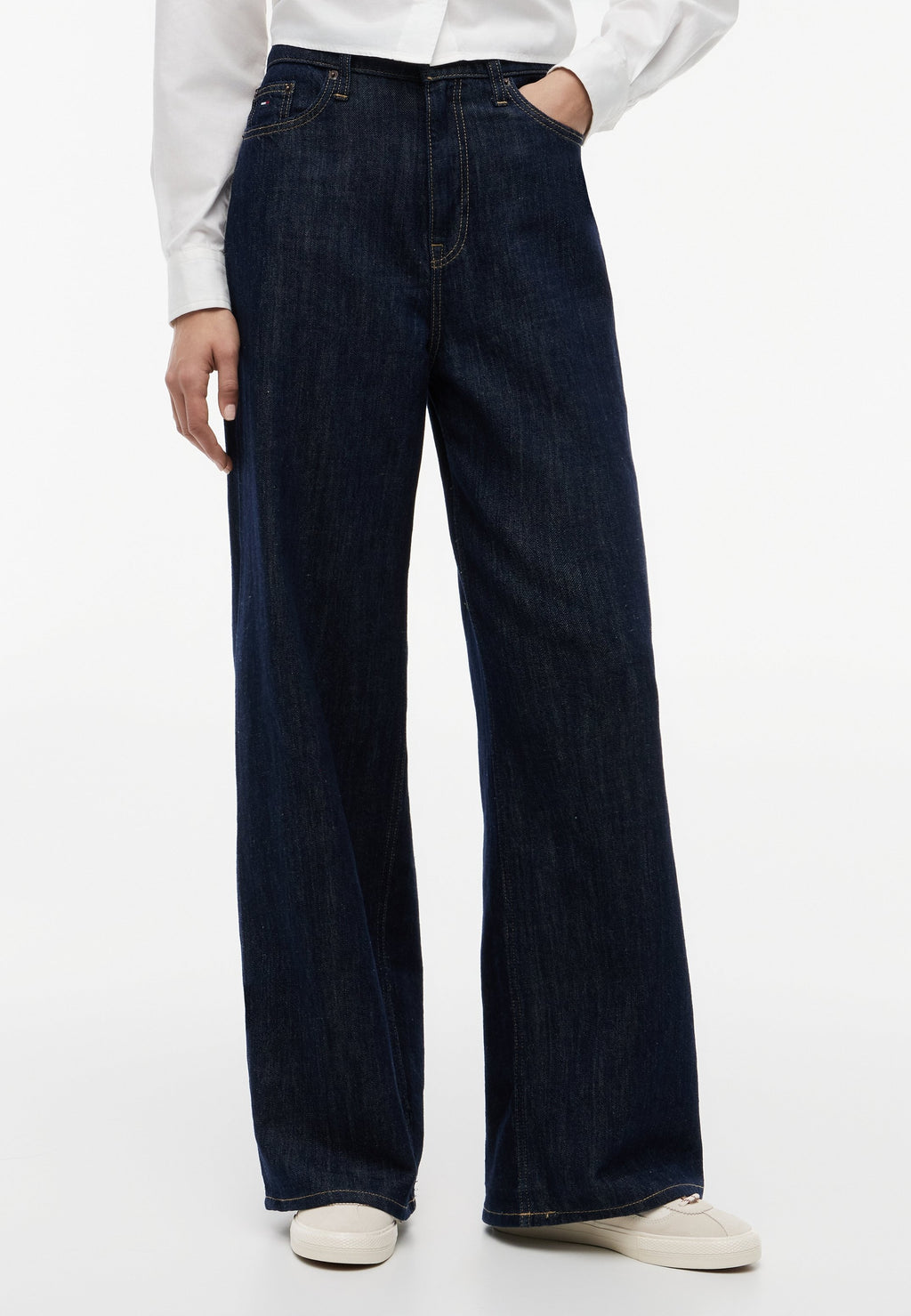 CLAIRE - Wide Leg - denim dark
