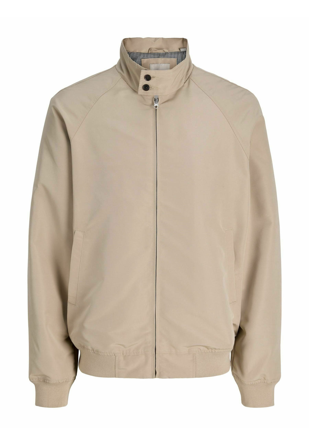 Kurze Jacke mit hohem Kragen - Light jacket - white pepper