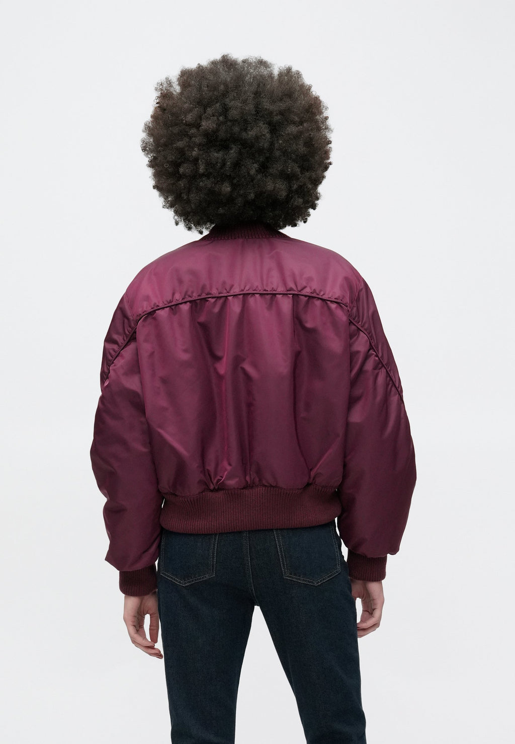 FERIDA - Bomber Jacket - dark purple