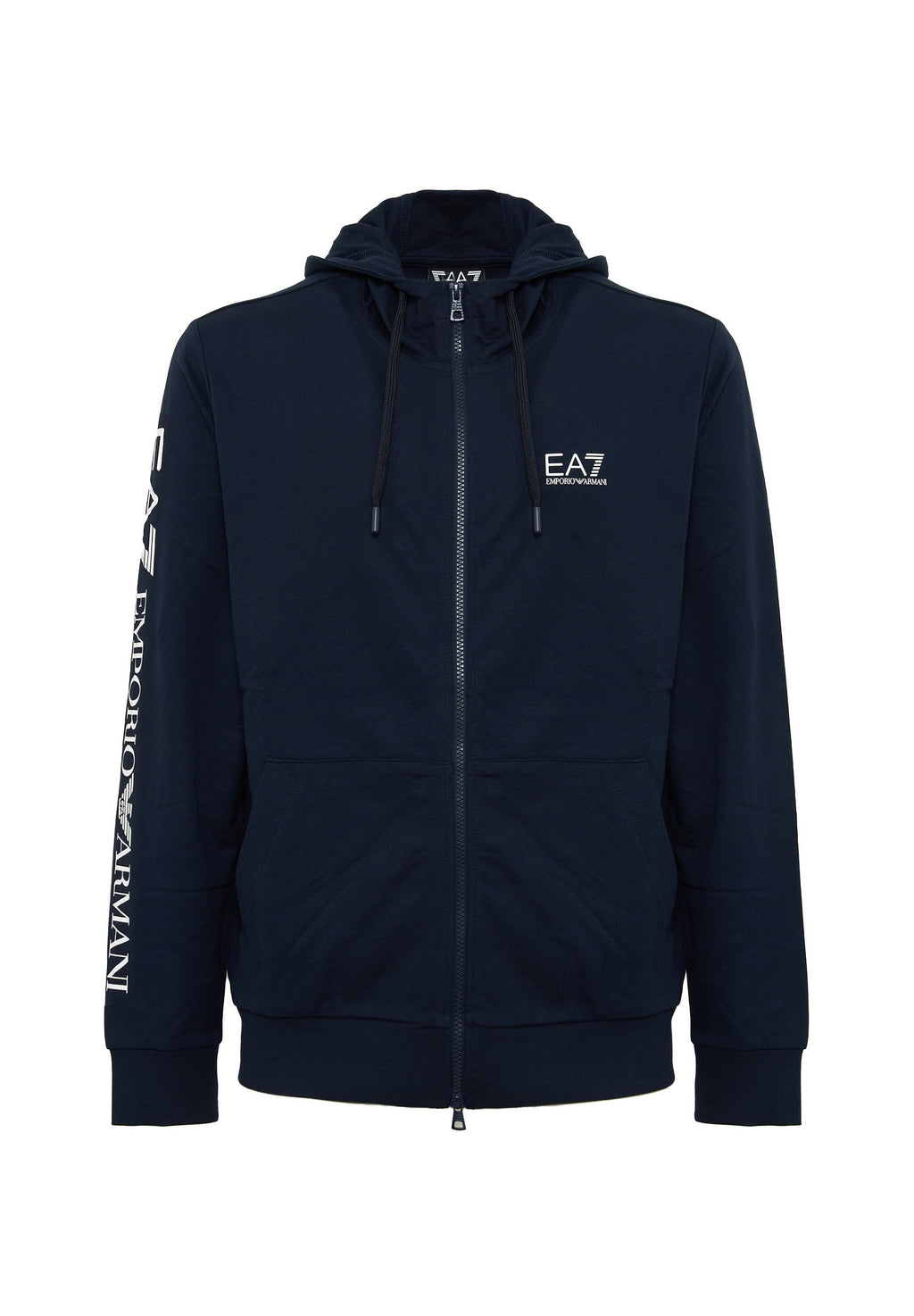 CON CAPPUCCIO UNISEX - Zip-up sweatshirt - armani blue