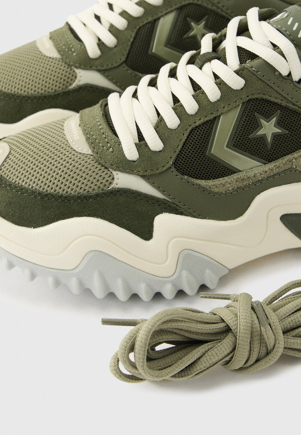 WAVE MOTION UNISEX - High-top trainers - utility/light field surplus/egret