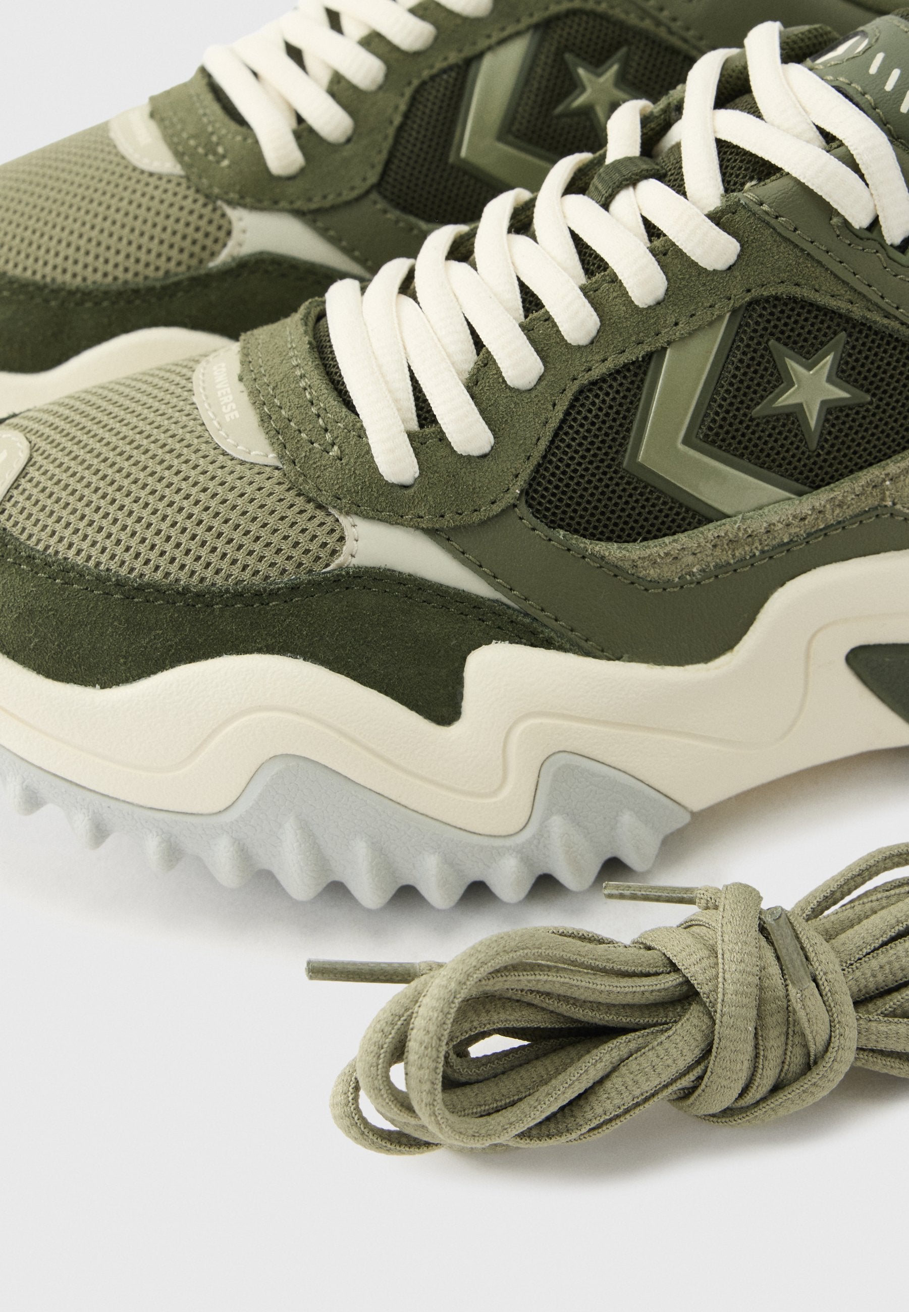 WAVE MOTION UNISEX - High-top trainers - utility/light field surplus/egret