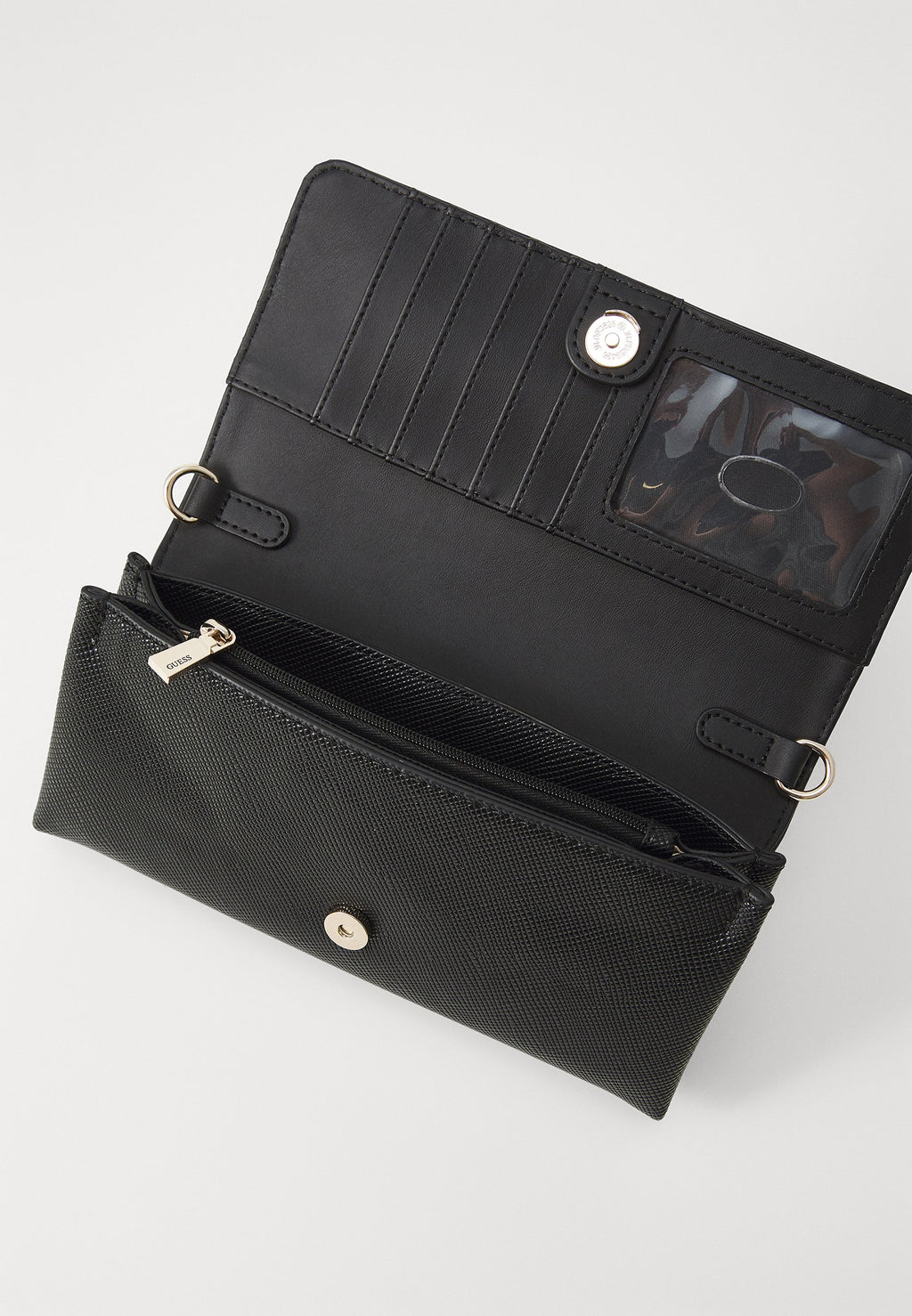 NOELLE FLAP ORGANIZER - Cross body bag - black