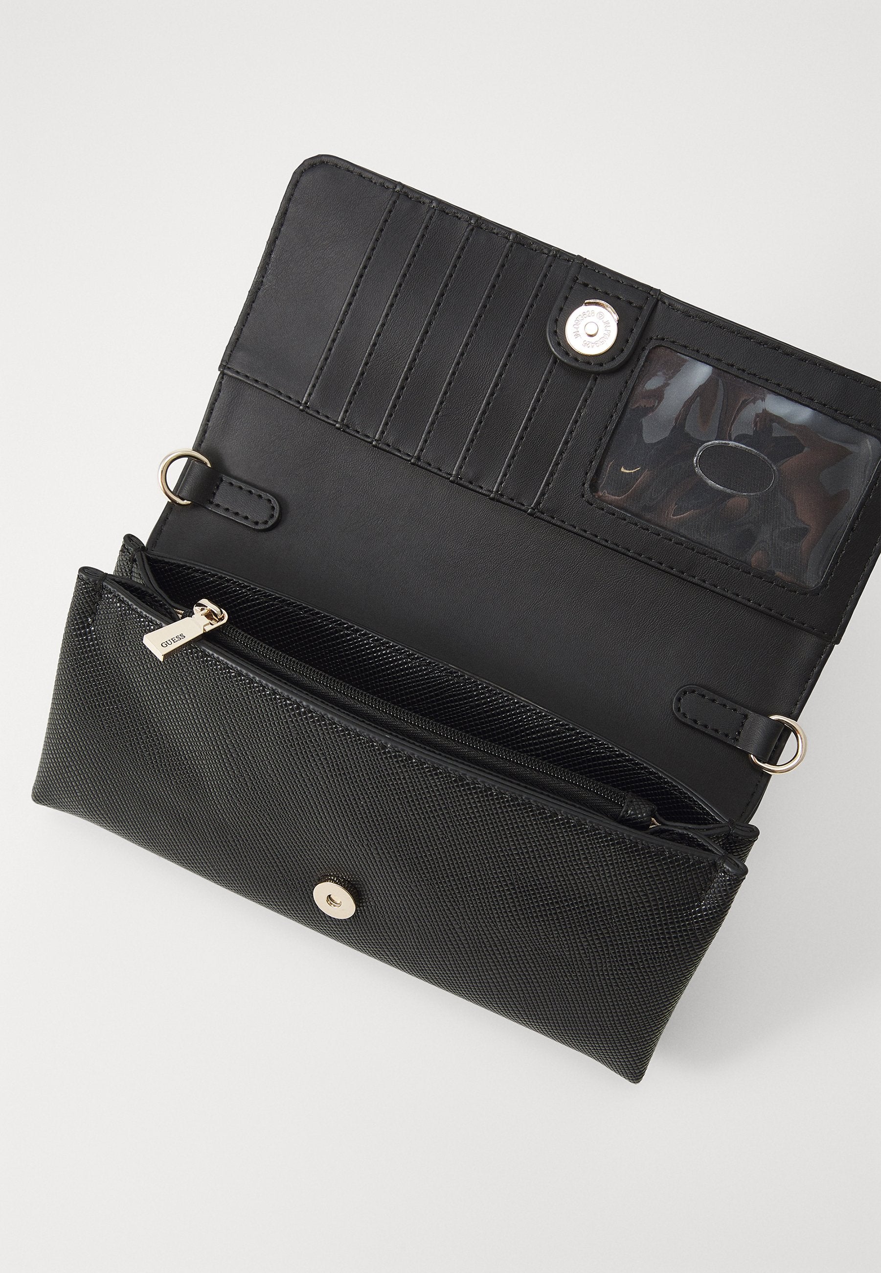 NOELLE FLAP ORGANIZER - Cross body bag - black