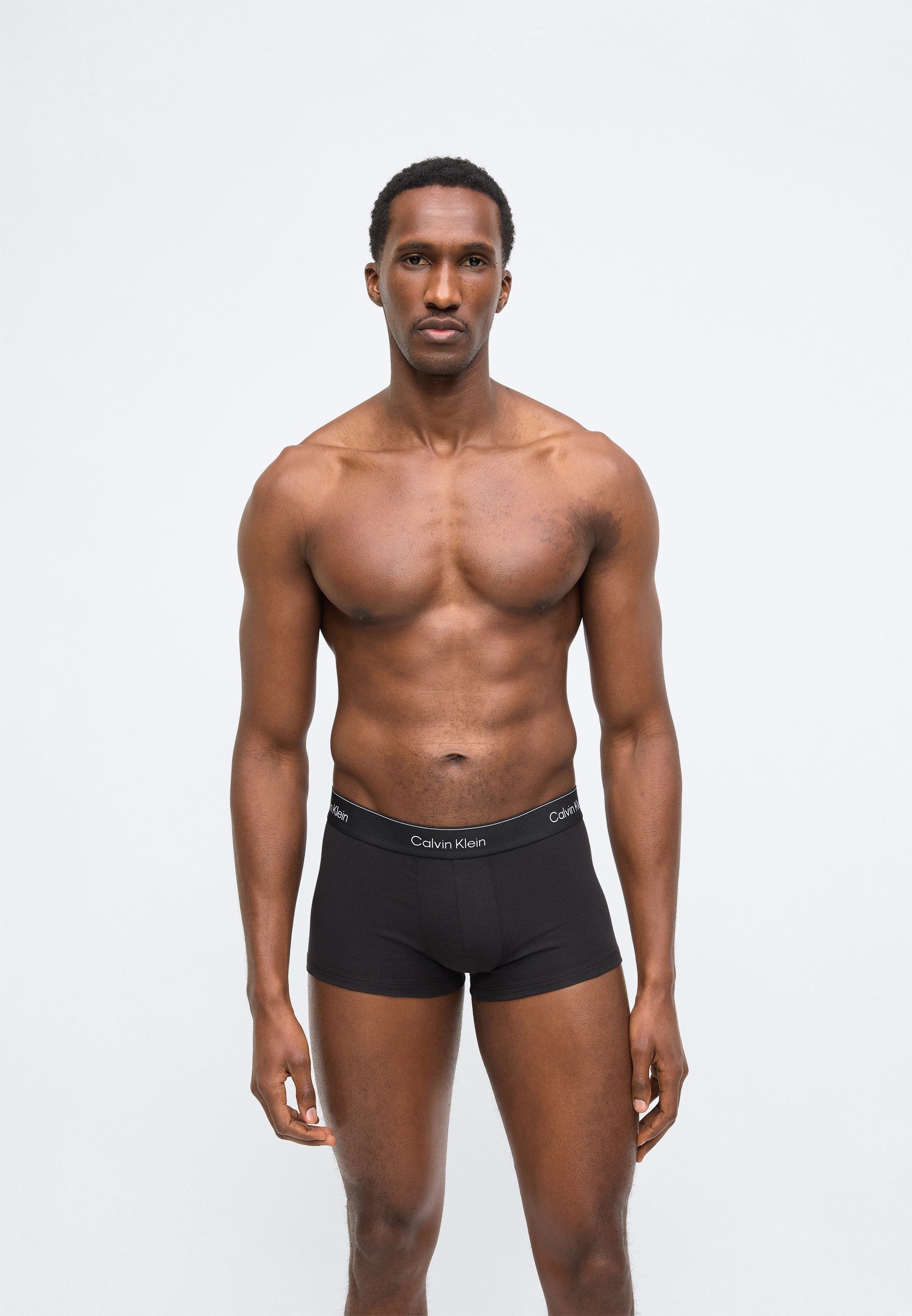 LOW RISE TRUNK 7 PACK ICON COTTON STRETCH - Trunks - black