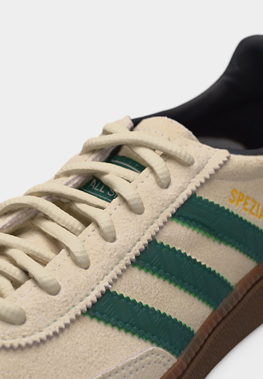 HANDBALL SPEZIAL UNISEX - Trainers - off white/collegiate green