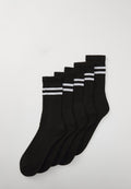 JACREGEN TENNIS SOCK 5 PACK  - Socks - black