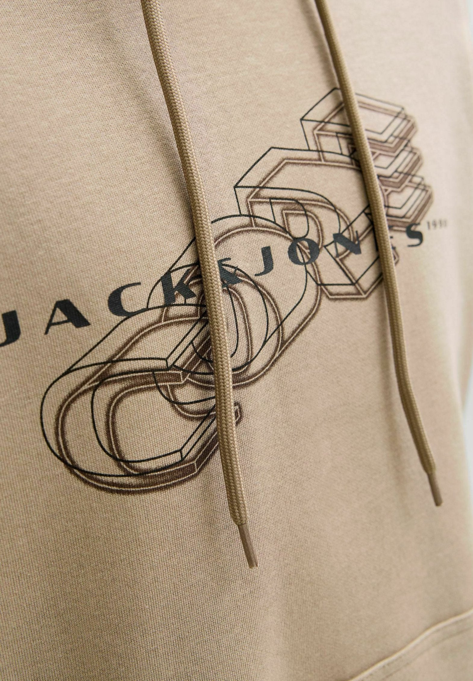 JCOFUSION BRANDING - Hoodie - desert taupe
