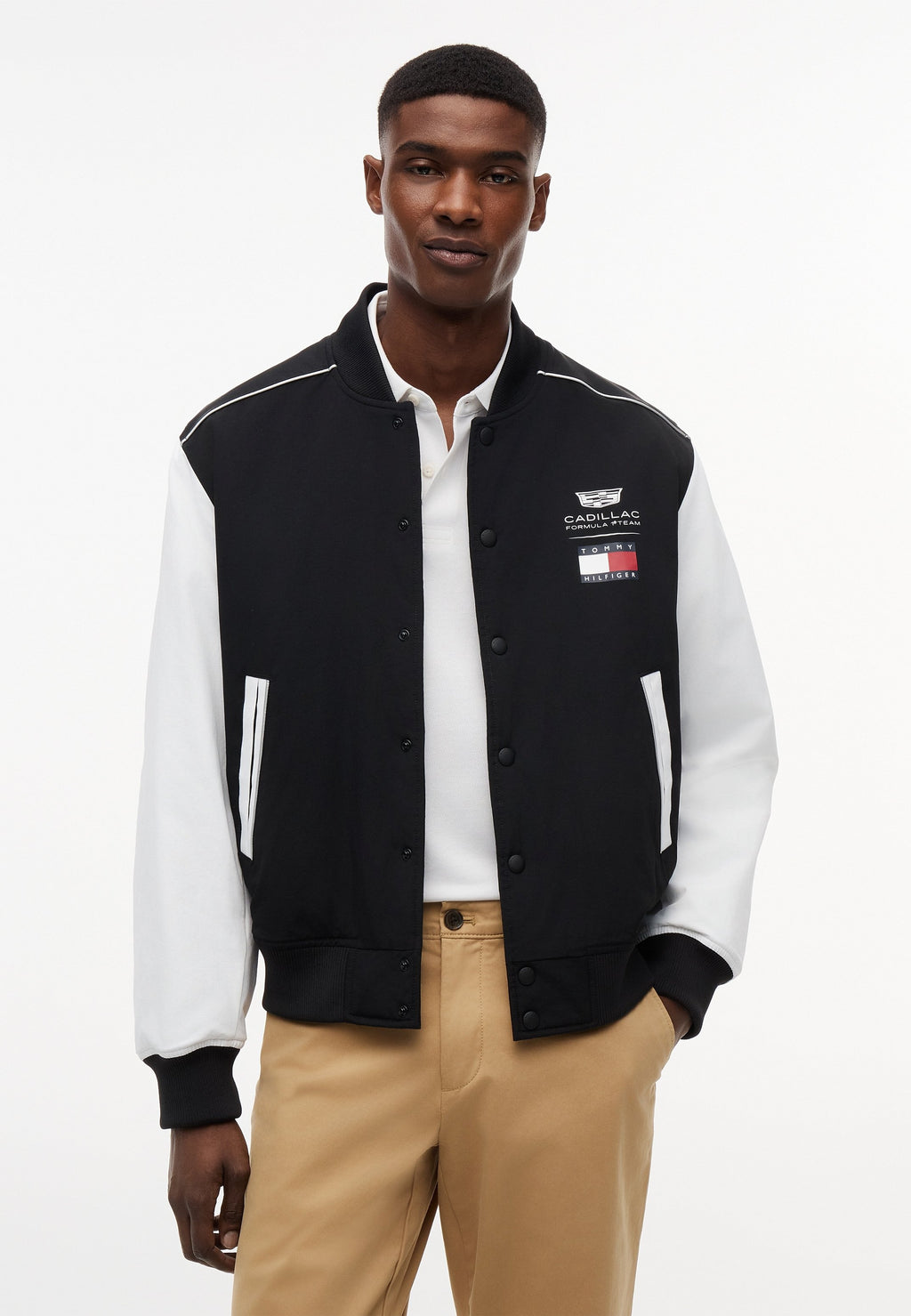 TH X CADILLAC FORMULA 1 TEAM BOMBER JACKET UNISEX - Bomber Jacket - black/white