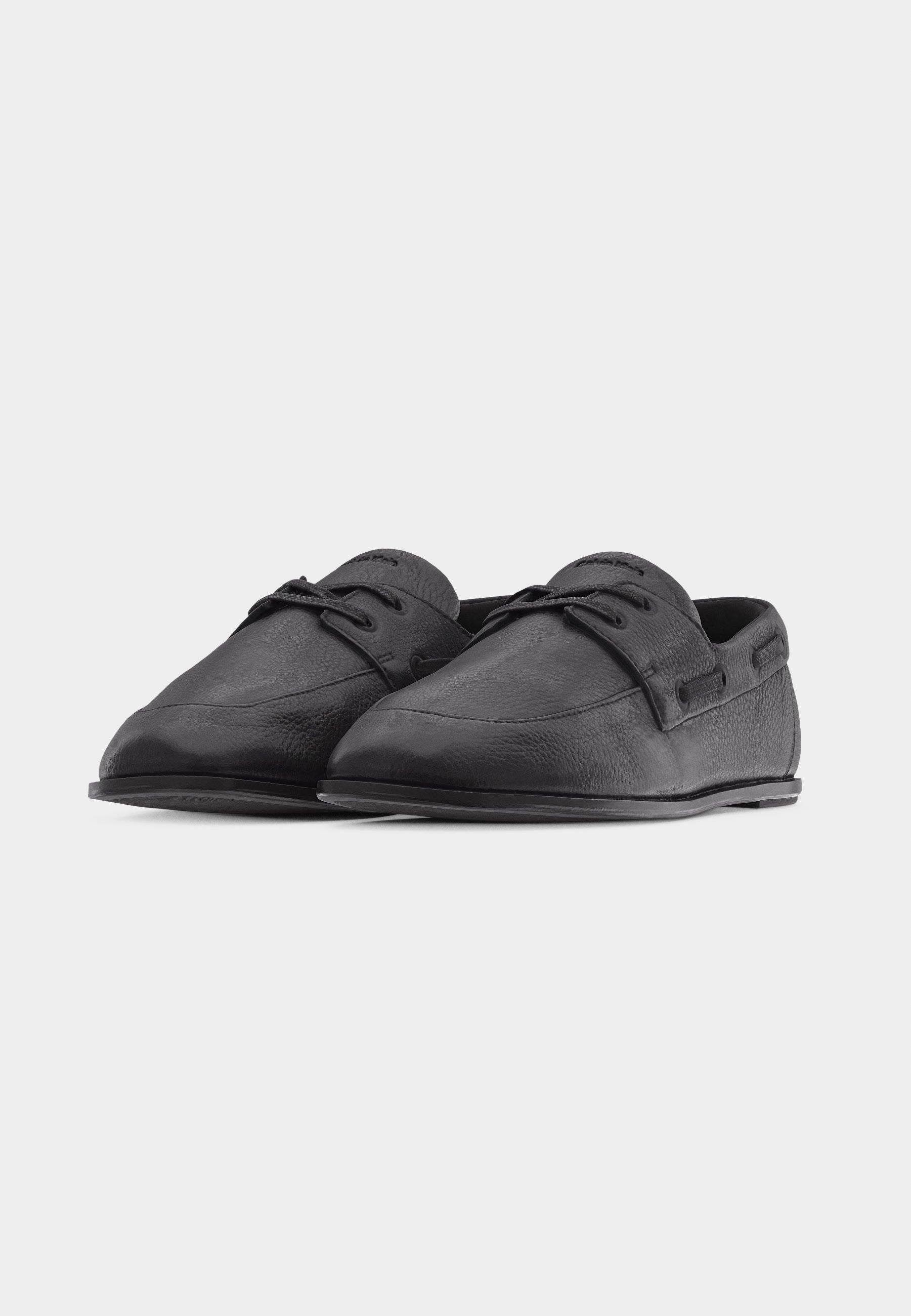 Boat shoes - triple black