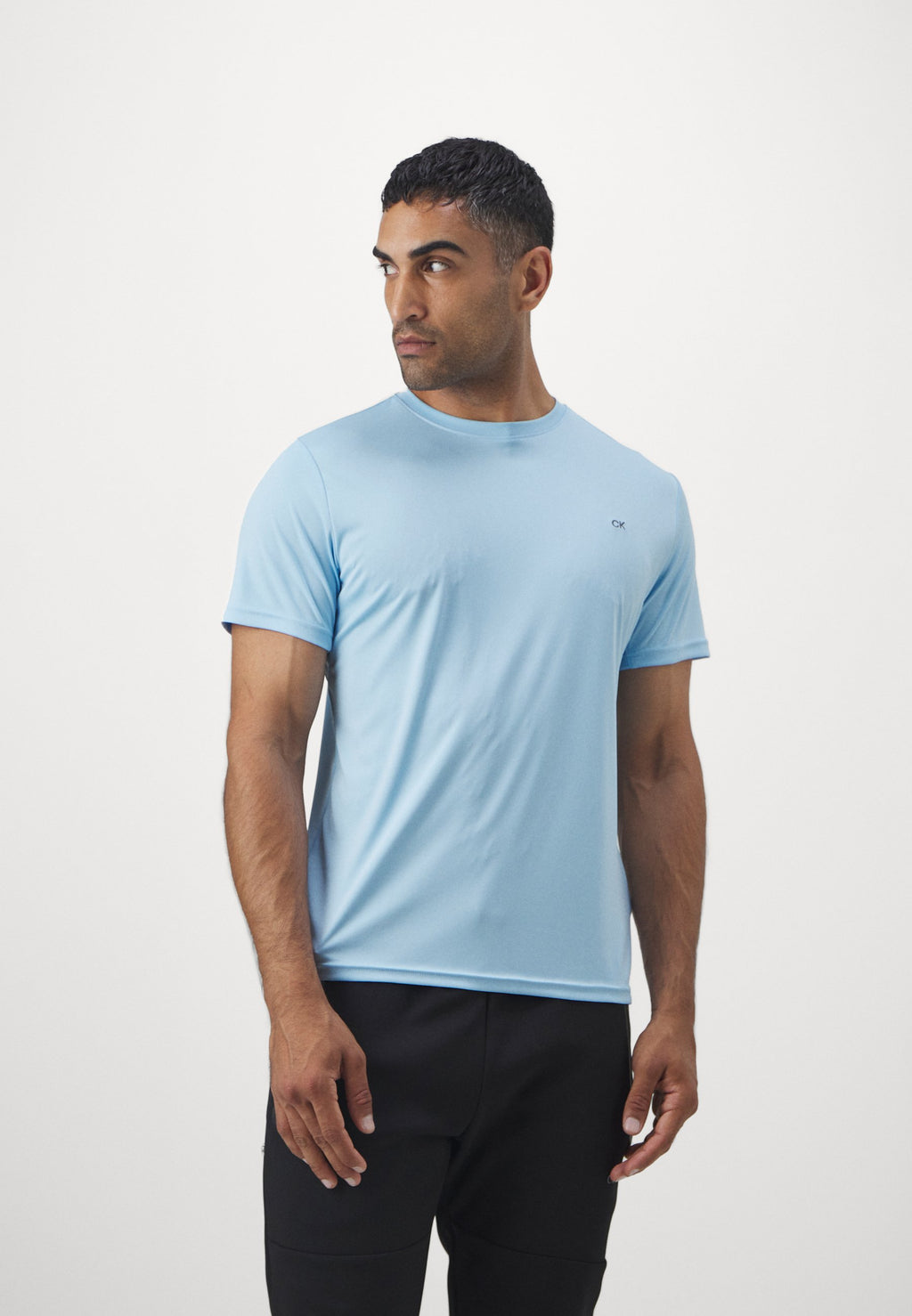 TEE CLASSIC 2 PACK - Sports T-shirt - white/air blue