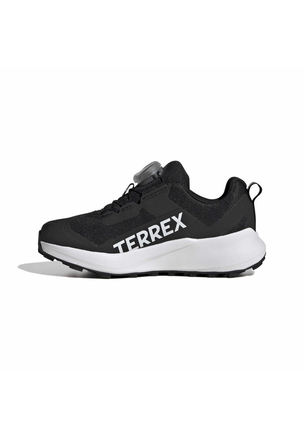 AGRAVIC UNISEX - Trail running shoes - core black/ftwr white/semi impact orange