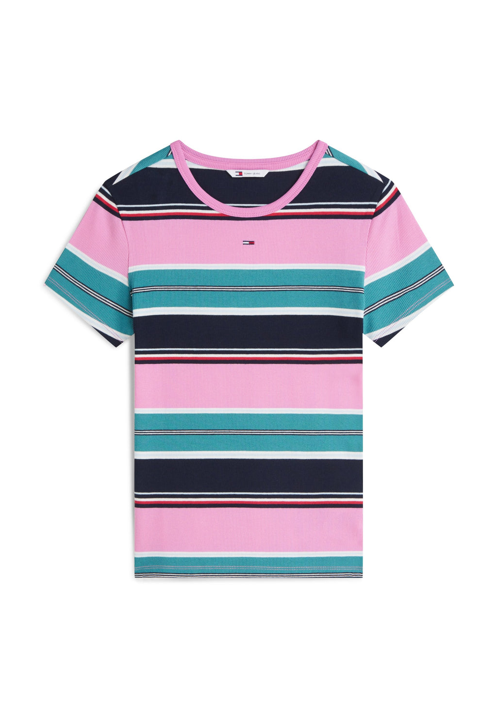 SLIM FIT - Print T-shirt - pink daisy/multi-colored