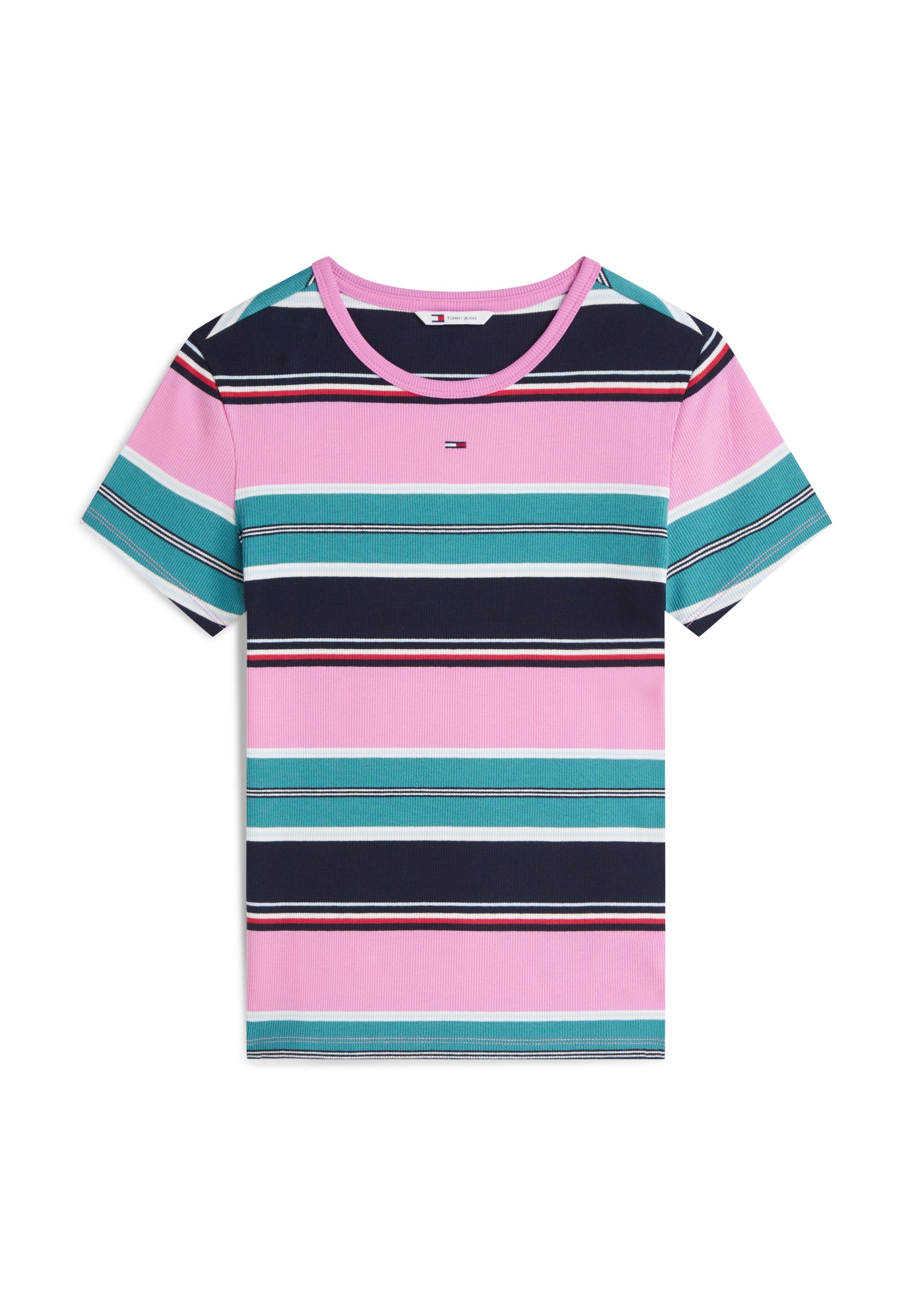 SLIM FIT - Print T-shirt - pink daisy/multi-colored