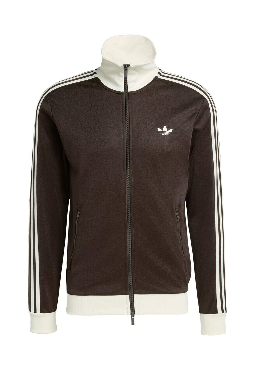 BECKENBAUER TT - Sweat zippé - aurora coffee   off white