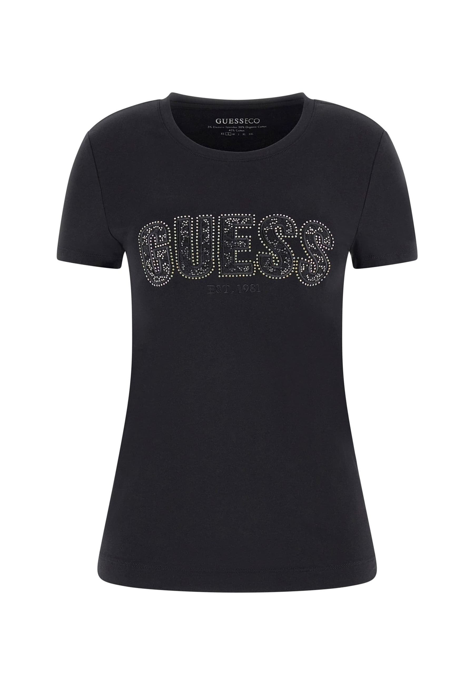 LOGO TEE - Print T-shirt - zwart