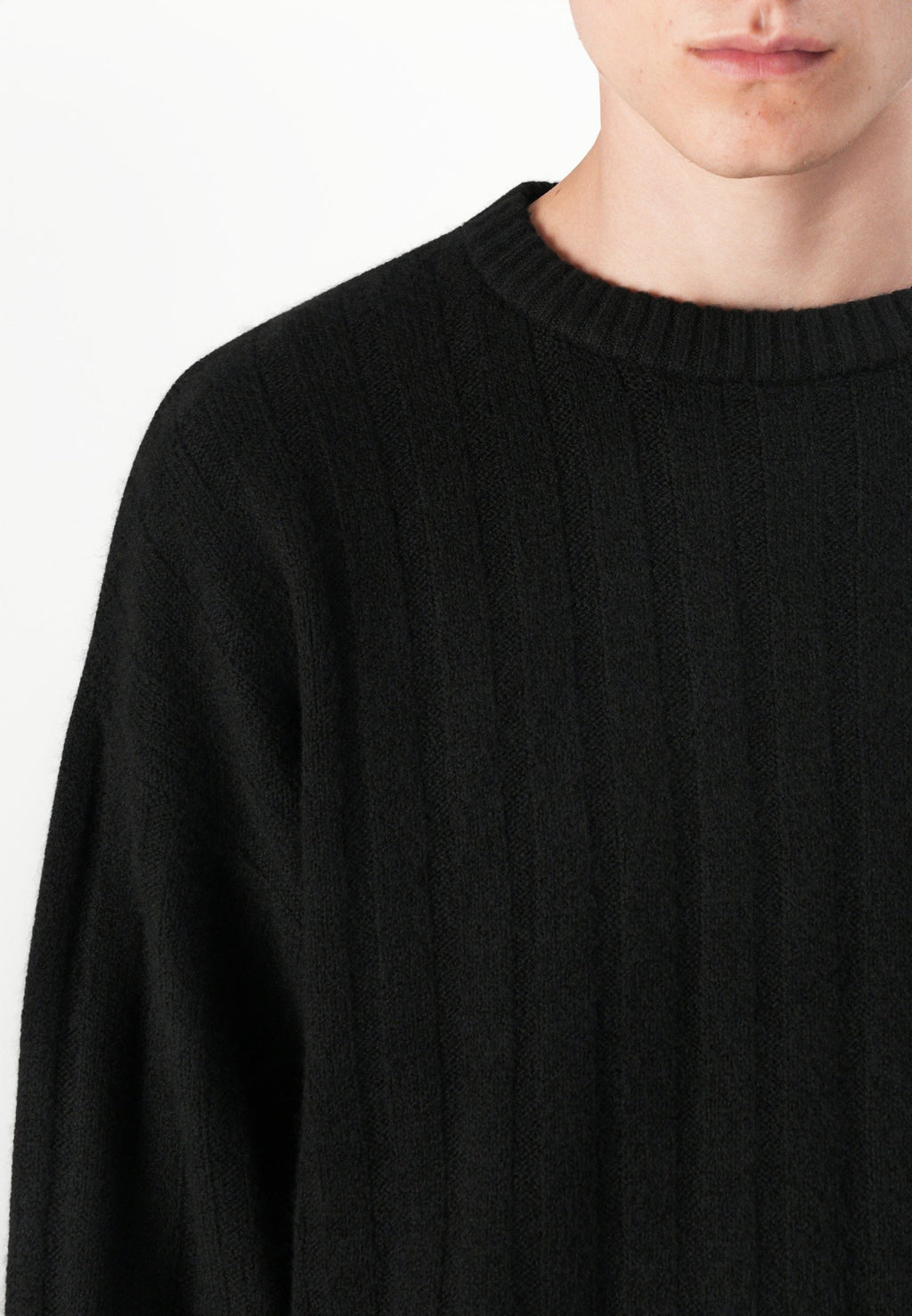 Knitted Knitted - Jumper - black