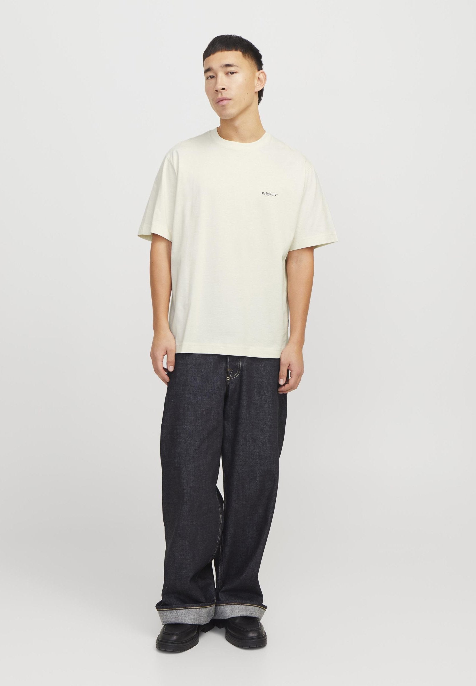 JORPAROS TEE - T-shirt imprimé - imprimé blanc antique:raisins