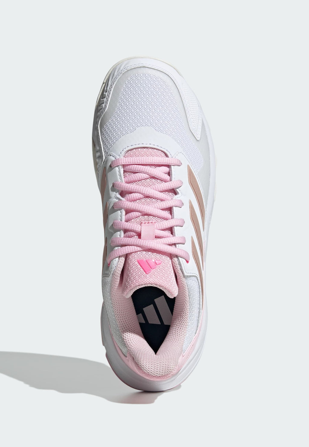 COURTJAM CONTROL 3 - Multicourt tennis shoes - cloud white   silver metallic   lucid pink