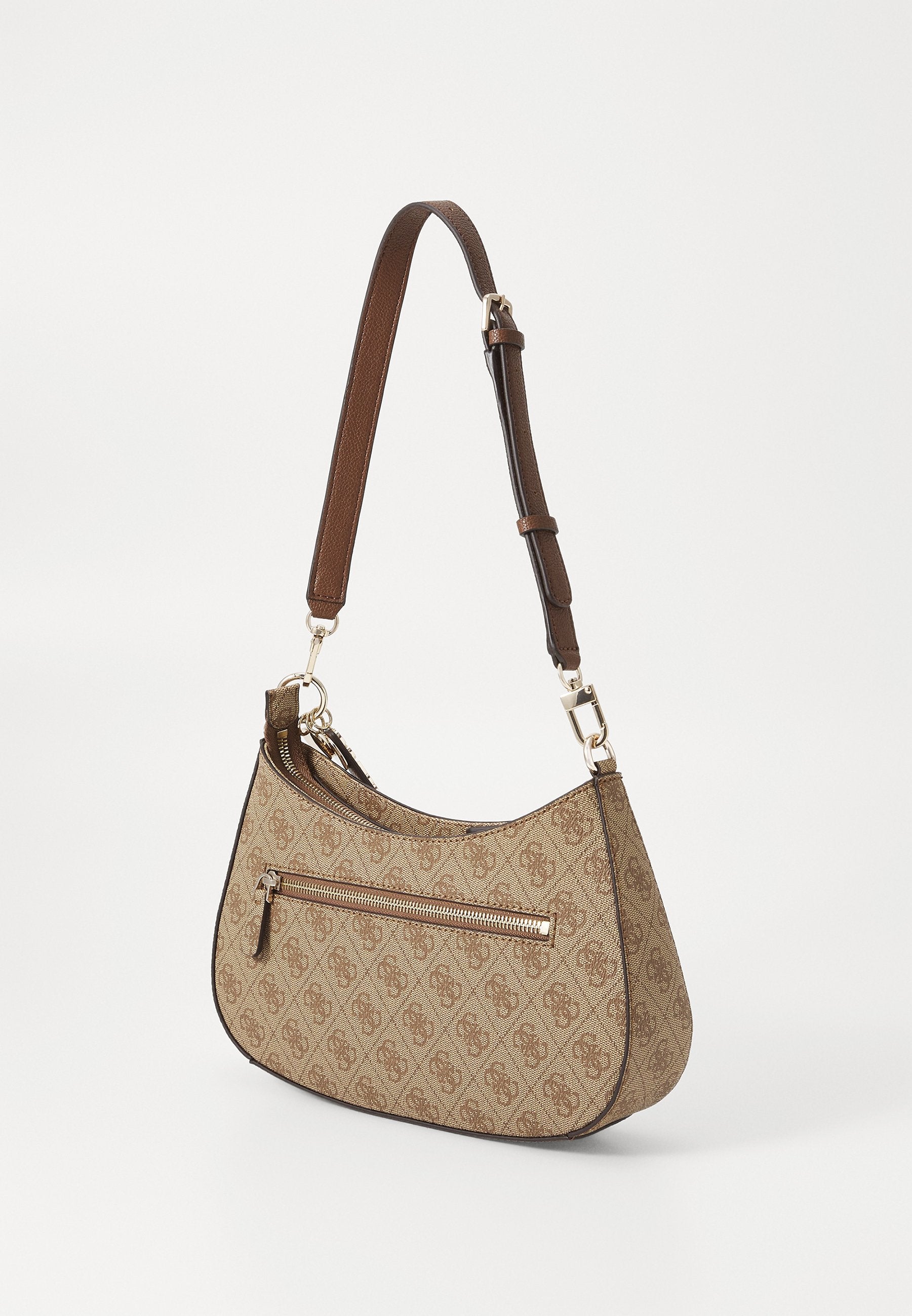 NOELLE TOP ZIP - Handbag - latte logo/brown