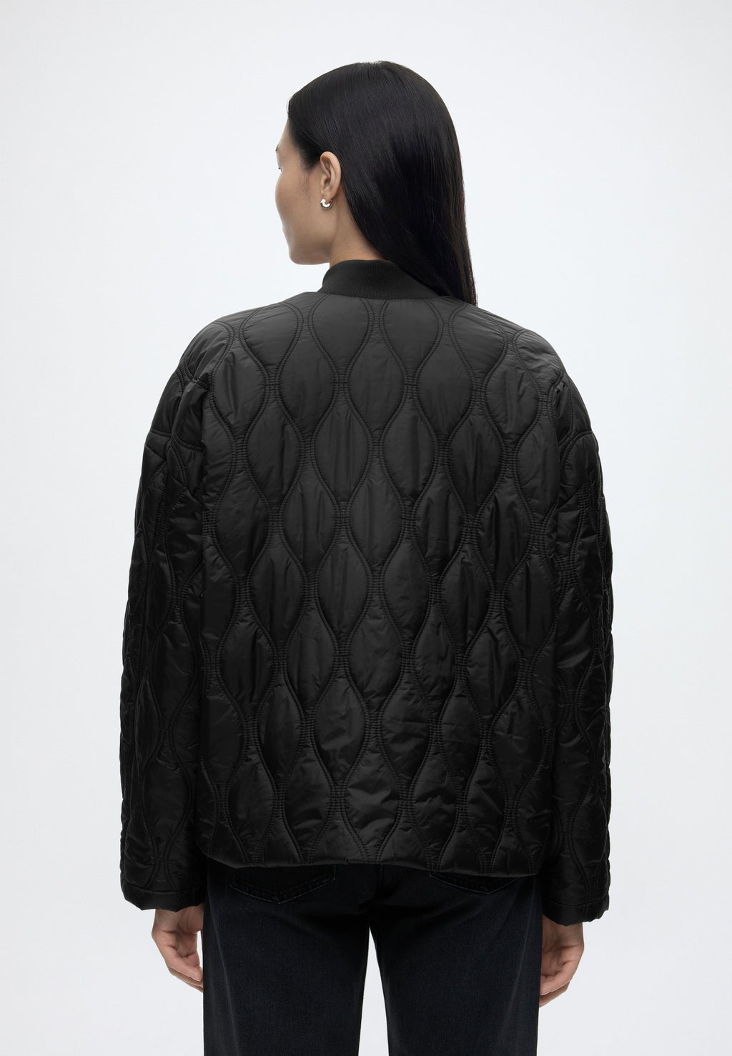 LIGHT QUILTED JACKET - Light jacket - black