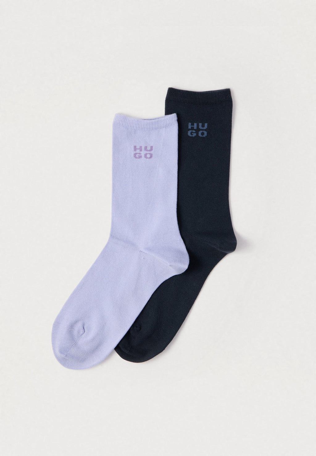LOGO 2 PACK - Socks - bright purple/black