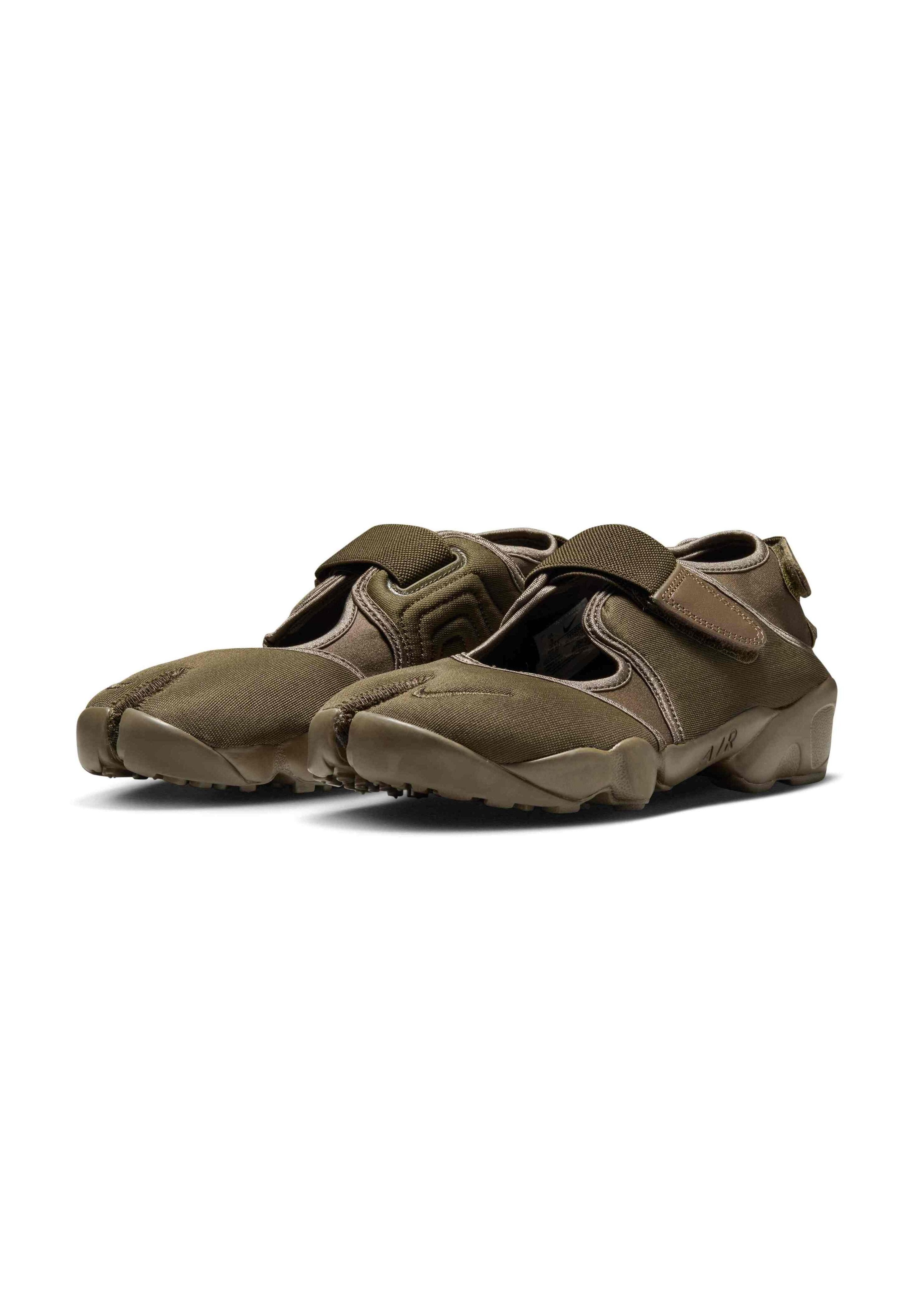AIR RIFT - Ankle strap ballet pumps - dk hazel/shimmer