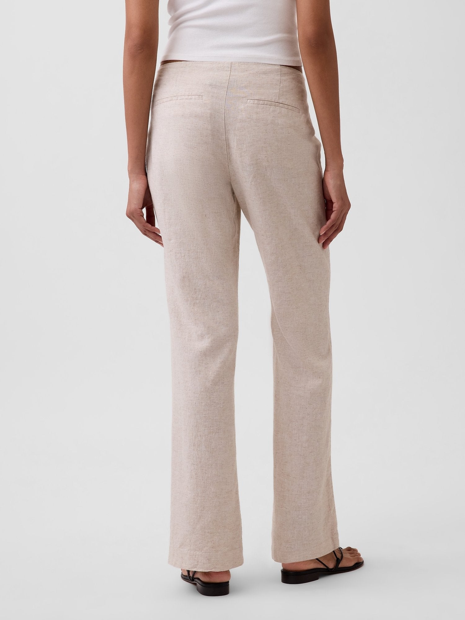 LOW RISE - Trousers - beige