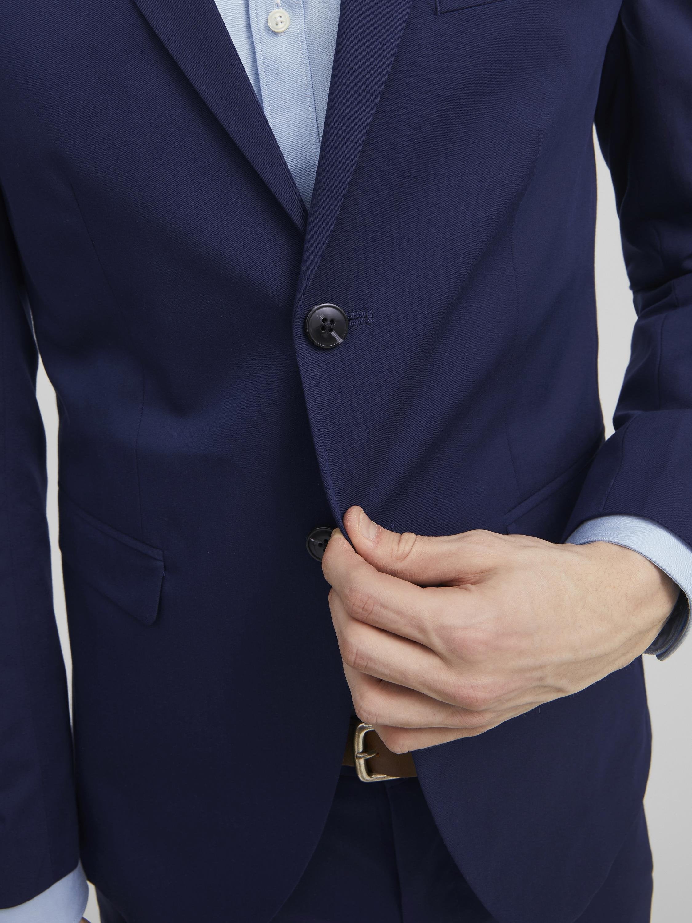 JPRFRANCO Super Slim Fit - Blazer jacket - medieval blue