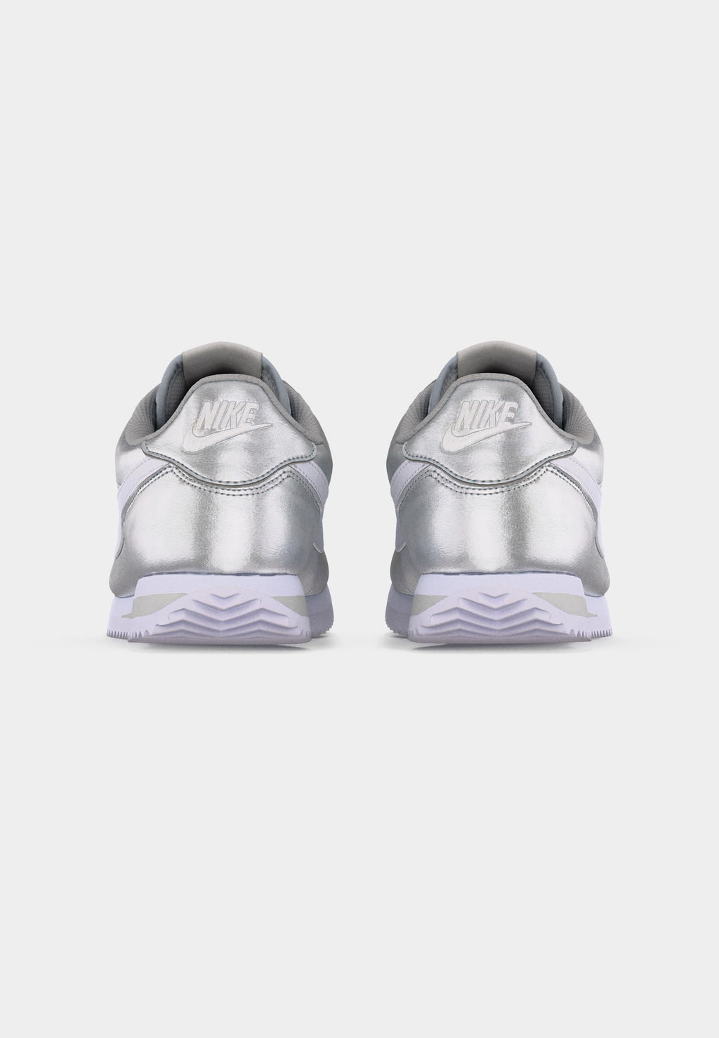 CORTEZ - Trainers - metallic silver-coloured/white/grey fog