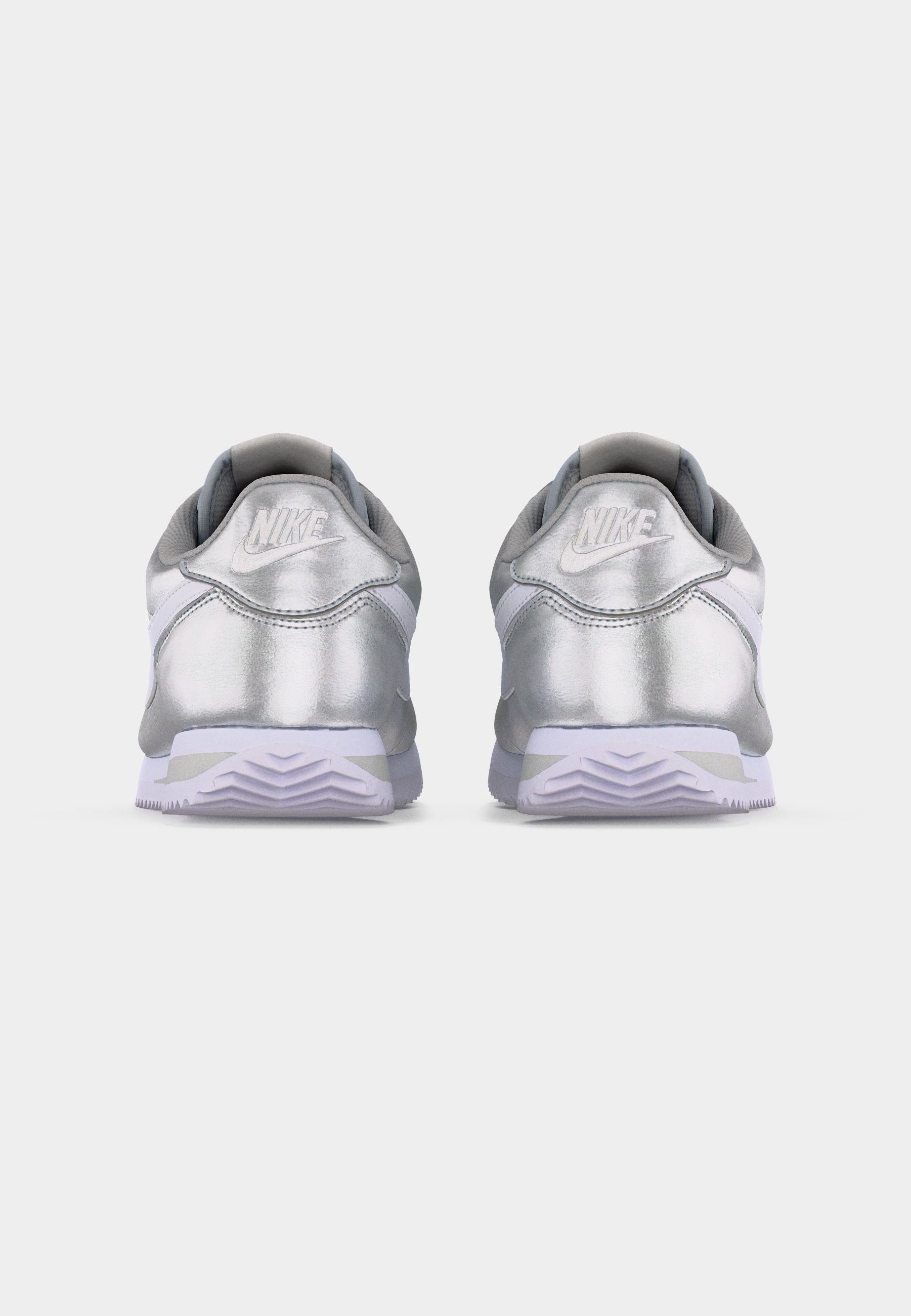 CORTEZ - Trainers - metallic silver-coloured/white/grey fog
