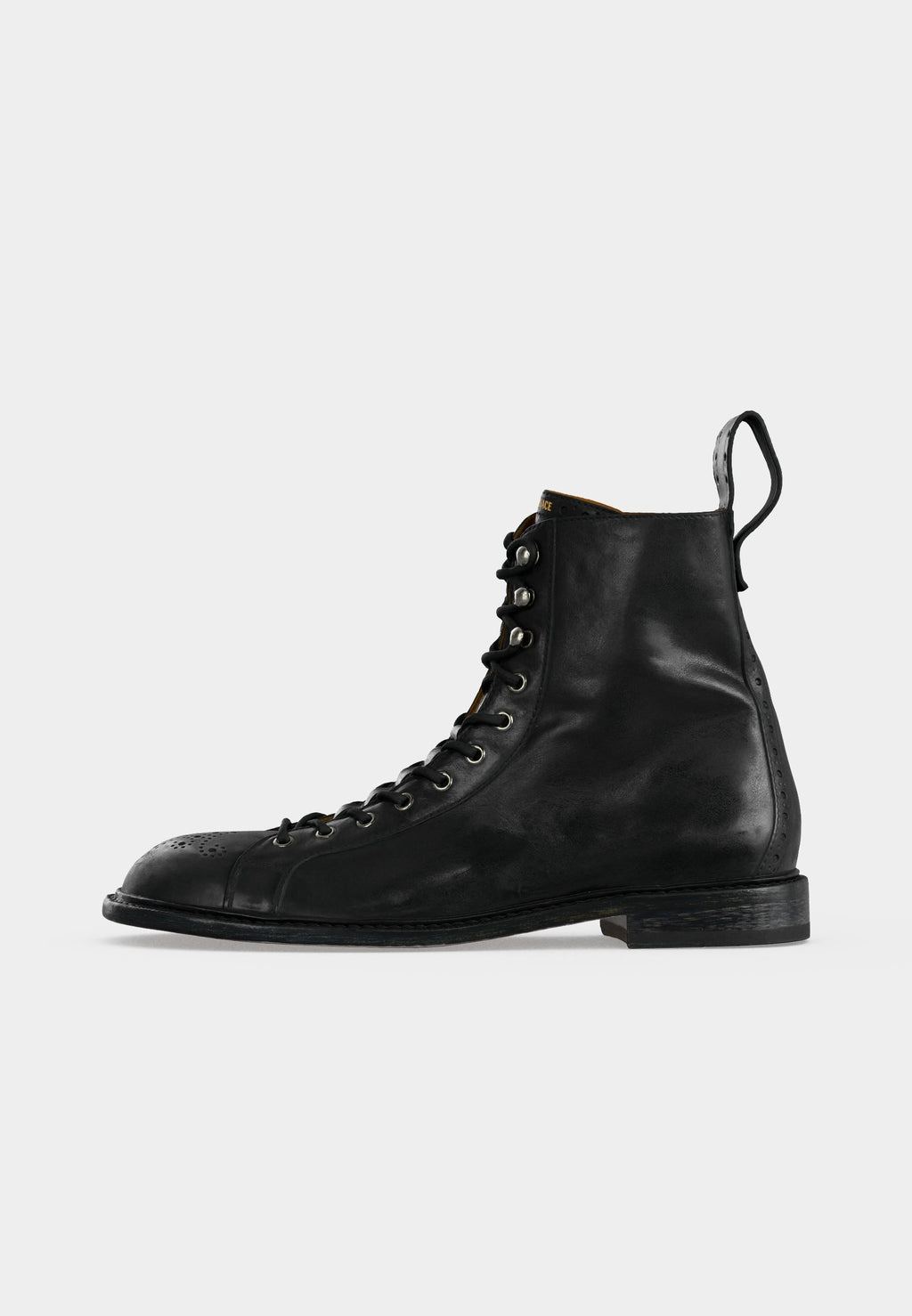 BOOTIES - Lace-up ankle boots - black/palladium-coloured