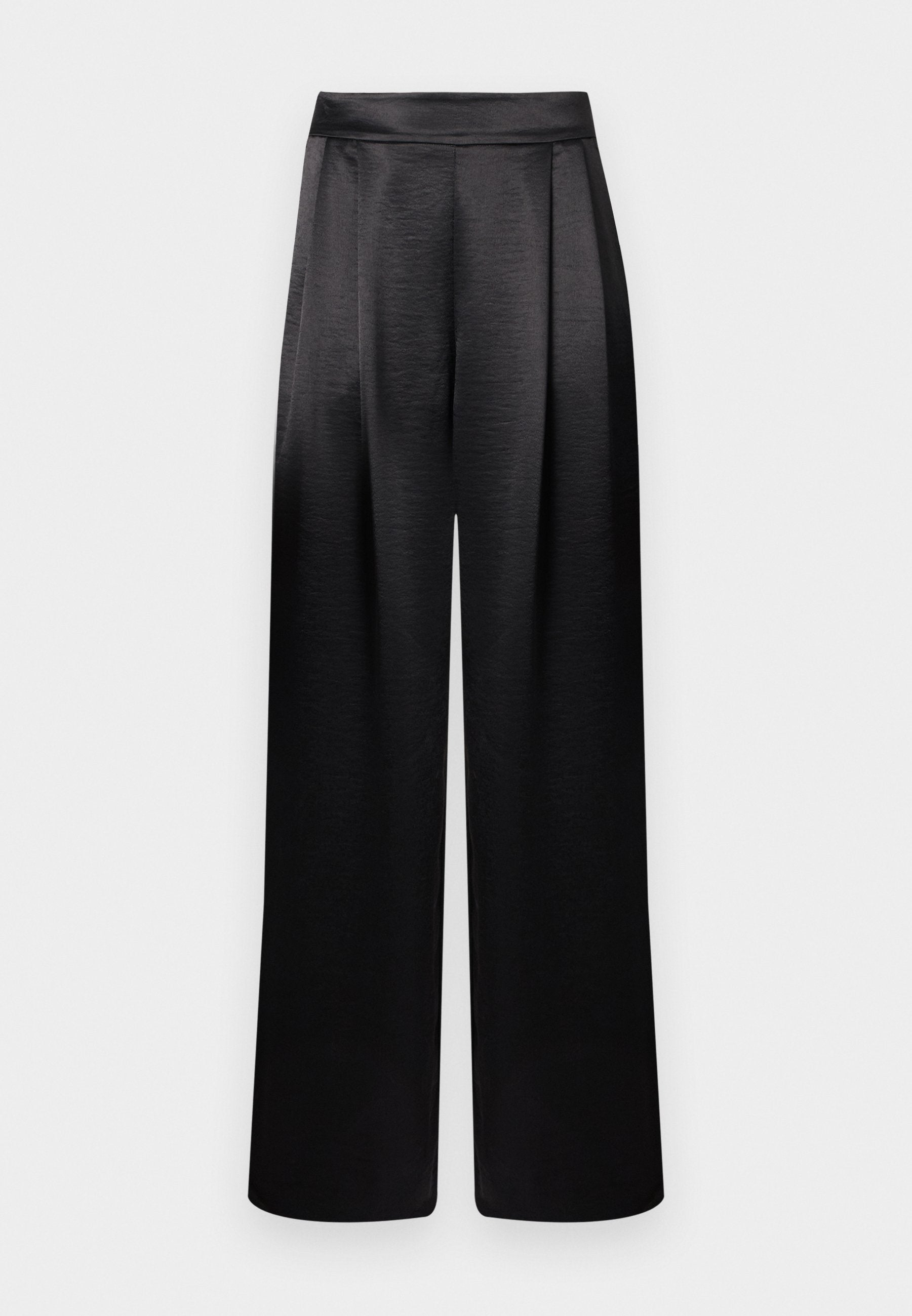 KATIE WIDE LEG PANT - Trousers - black