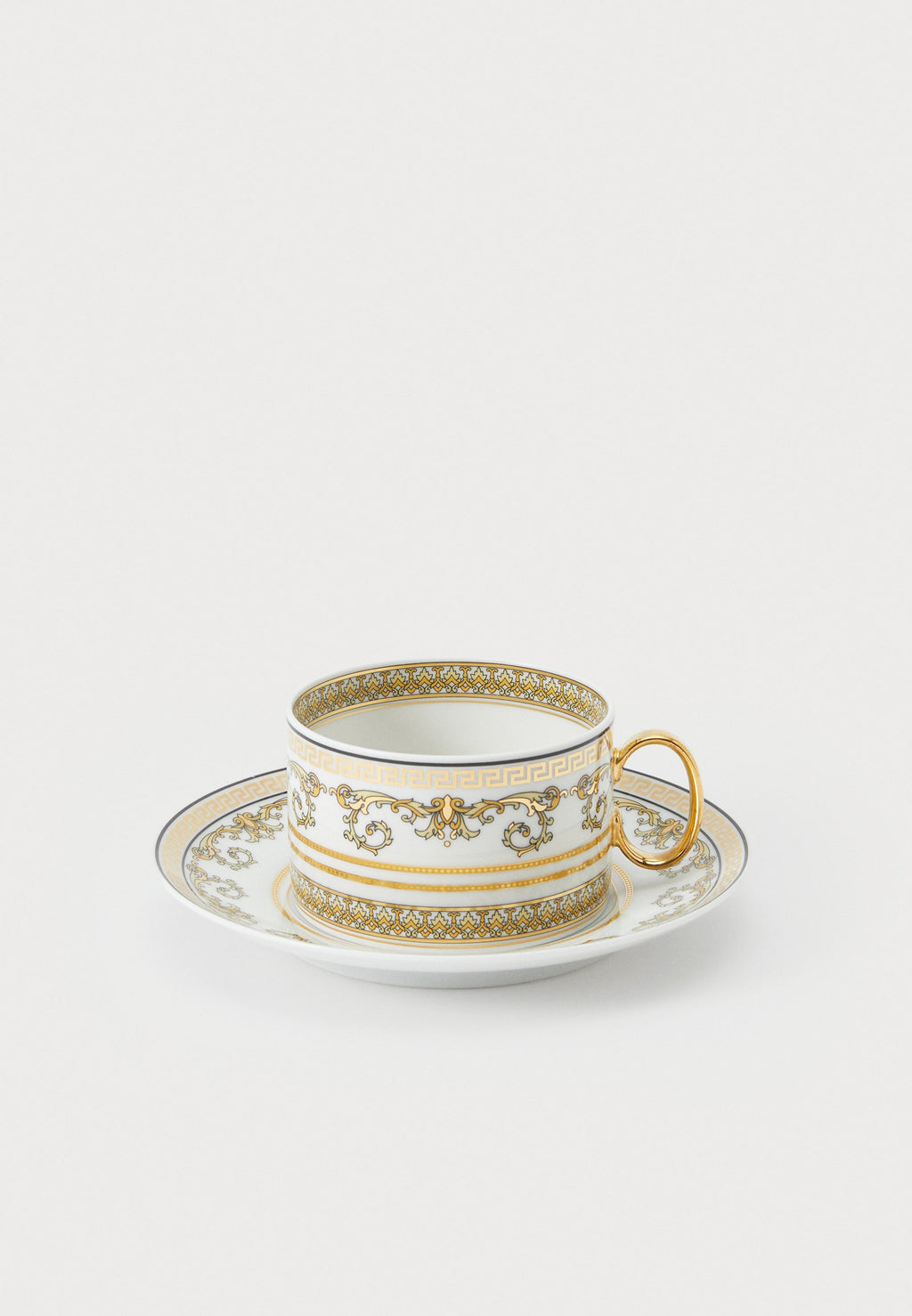 CUP SAUCER 4 LOW SET - Saucer - virtus gala white