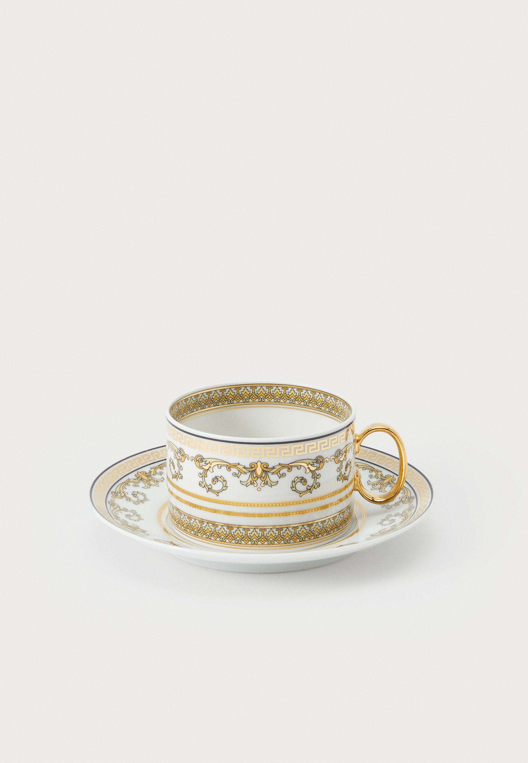 CUP SAUCER 4 LOW SET - Saucer - virtus gala white