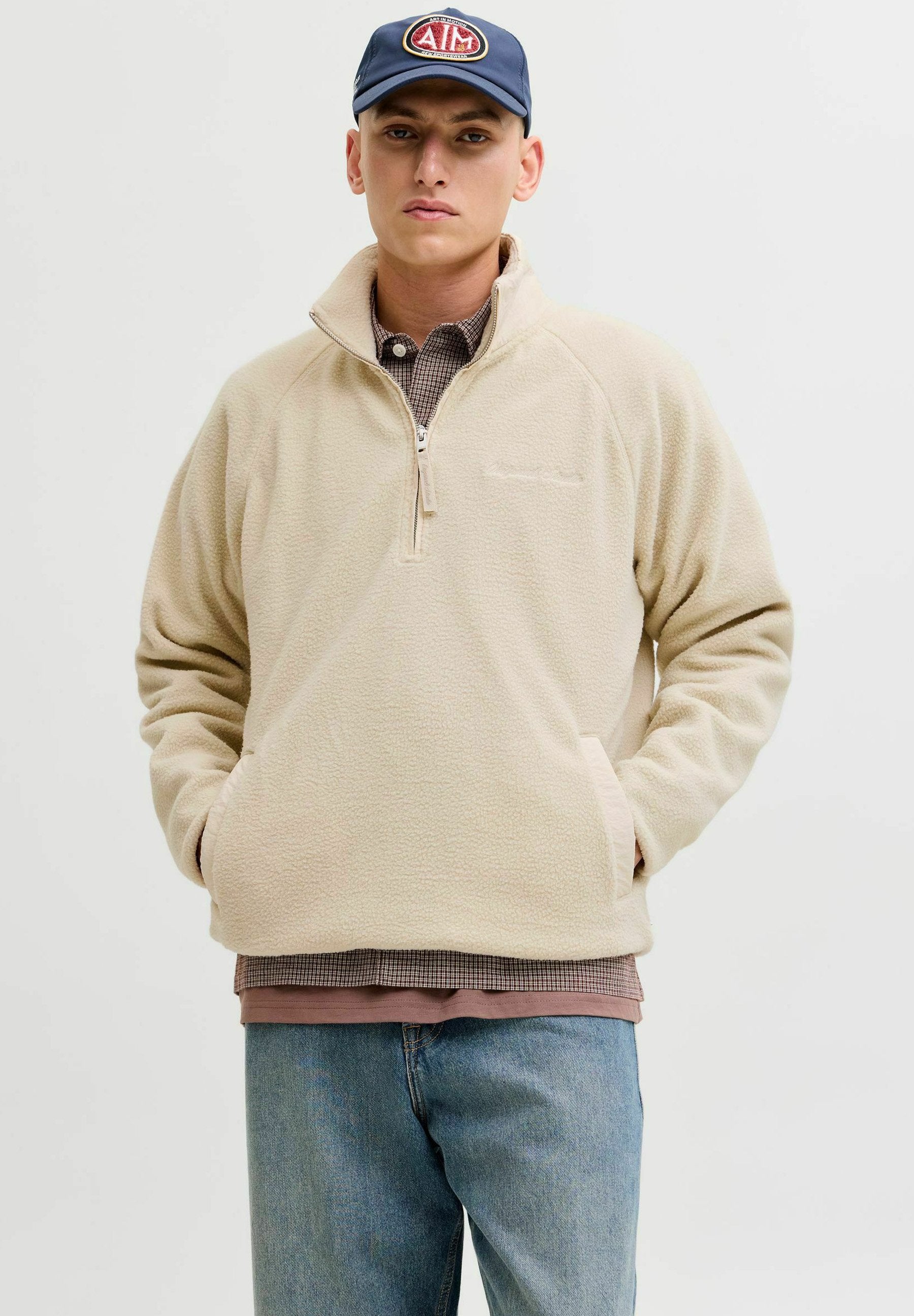 Fleece sweat Fleece sweat - Fleece jumper - oatmeal