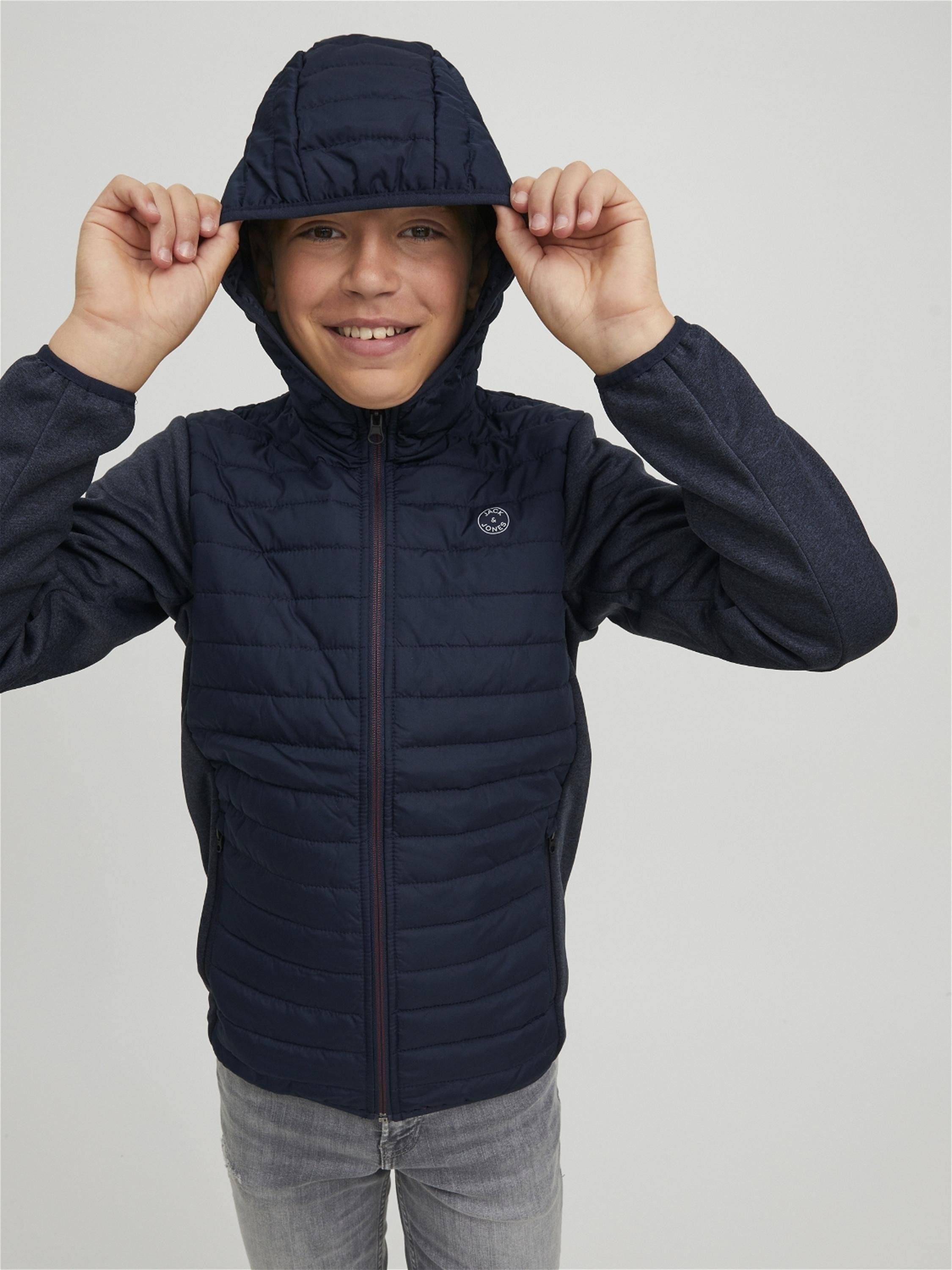 JJEMULTI QUILTED JACKET - Light jacket - navy blazer