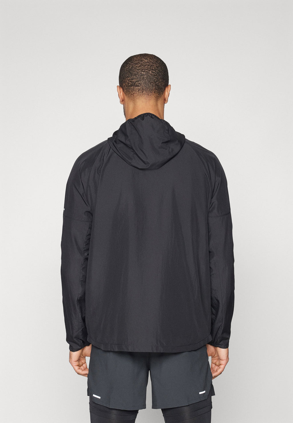 Running jacket - black/reflective silver